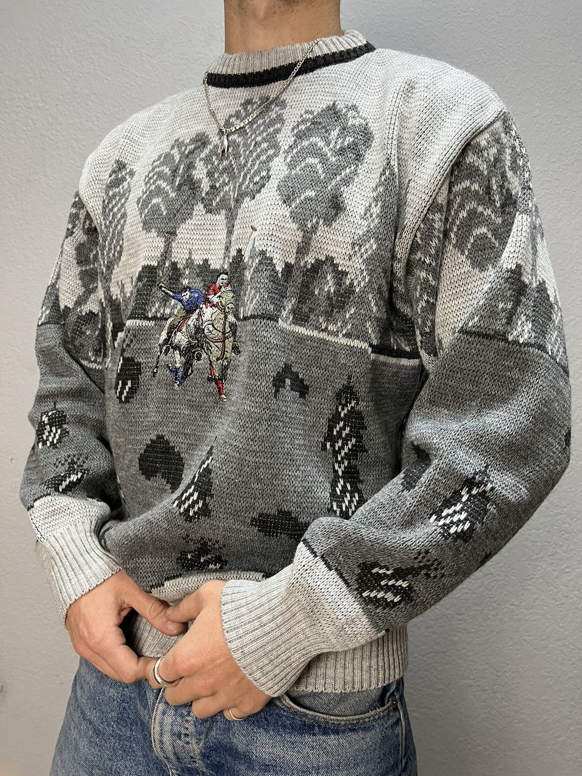 Homespun Knitwear LACISTE VIBE Y2K winter motive graphic sweater Size US M / EU 48-50 / 2 - 3 Thumbnail