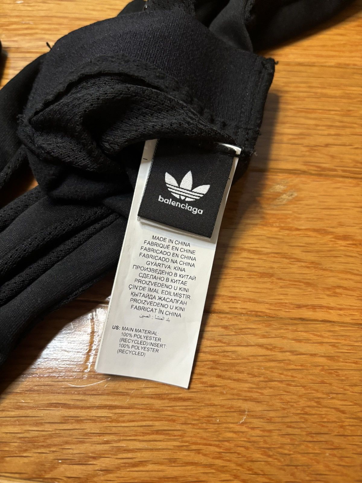 BALENCIAGA × ADIDAS グローブ Adidas × Balenciaga Adidas BALENCIAGA Gloves size large