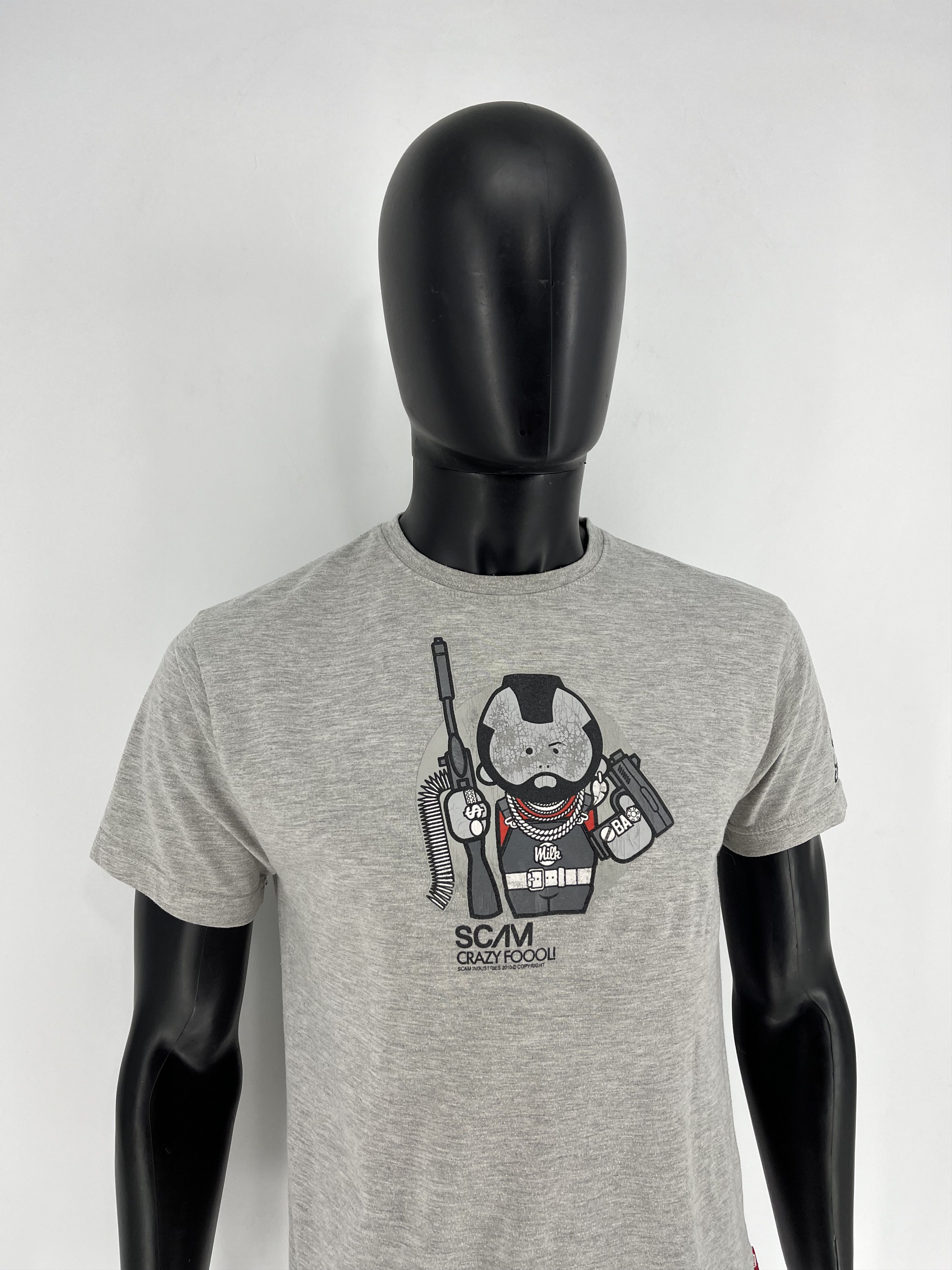 Cartoon Network Vintage Pulp Fiction Movie Cartoon by Scam Gangster TShir Size US L / EU 52-54 / 3 - 3 Thumbnail