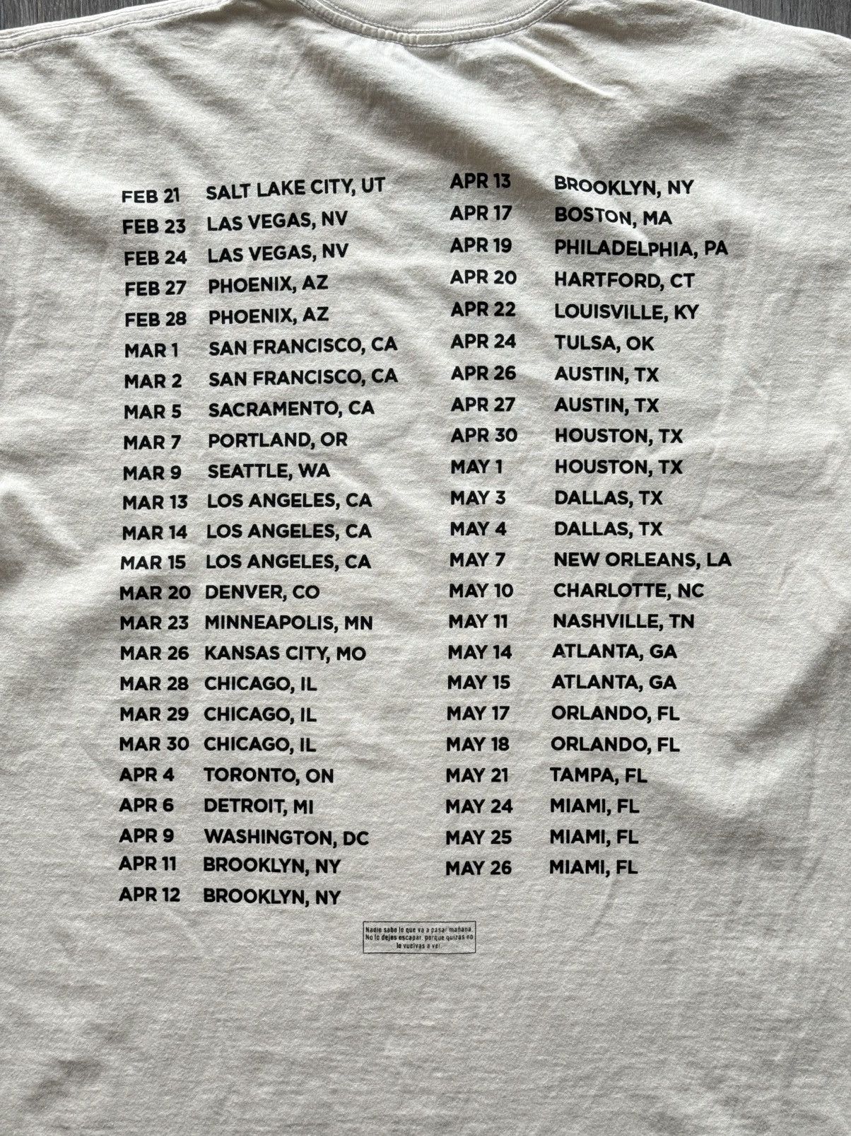Other Bad Bunny Tour Merch Nadie Sabe Monaco Race Car T Shirt Size US M / EU 48-50 / 2 - 4 Thumbnail