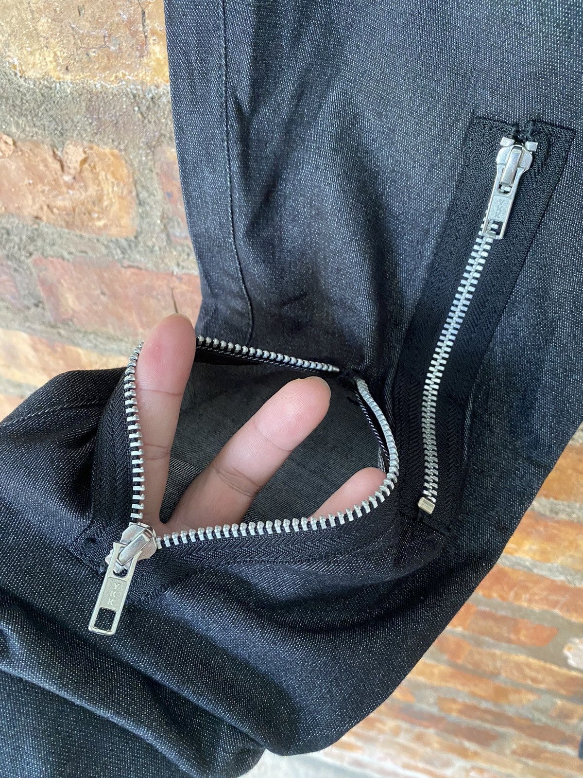 Japanese Brand 1990s MILKBOY bondage zipper skinny pants Size US 30 / EU 46 - 10 Thumbnail