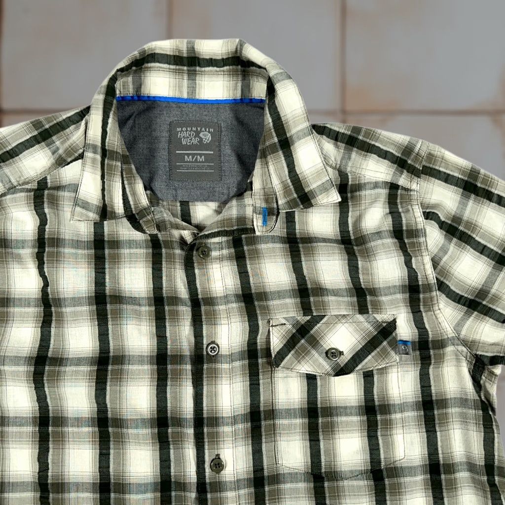 Mountain Hardwear VINTAGE Mountain Hardwear Shirt Adult MEDIUM Brown Gray Plaid Outdoor Hiking Size US M / EU 48-50 / 2 - 1 Thumbnail