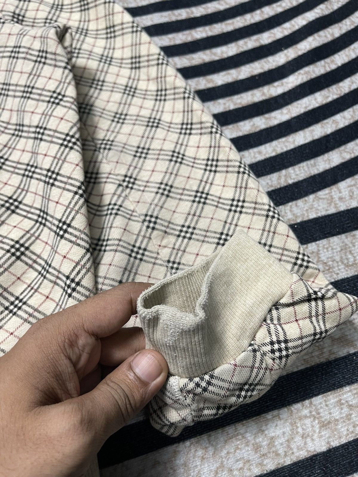 Burberry 🐐90s BURBERRY LONDON BLUE LABEL NOVACHECK SWEATER Size XS / US 0-2 / IT 36-38 - 7 Thumbnail