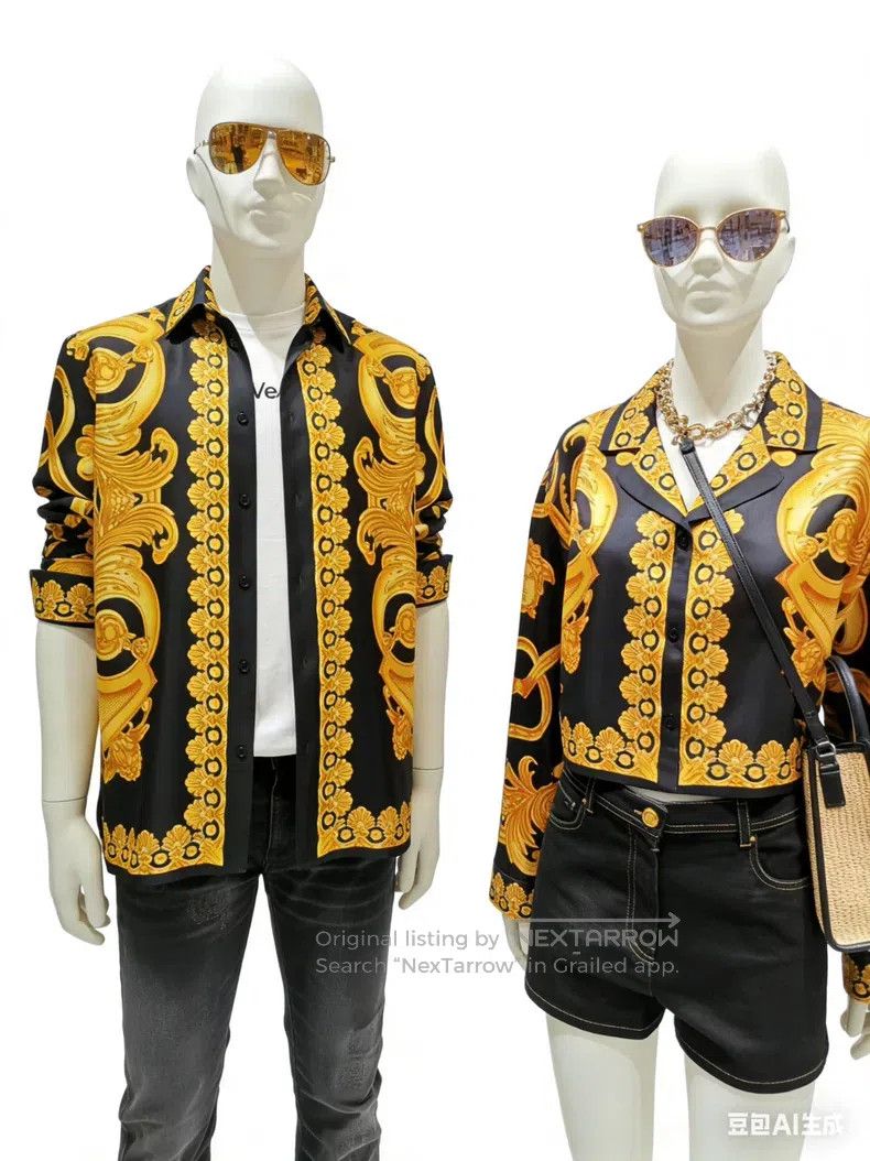 Versace Versace Silk shirt Size US S / EU 44-46 / 1 - 1 Thumbnail