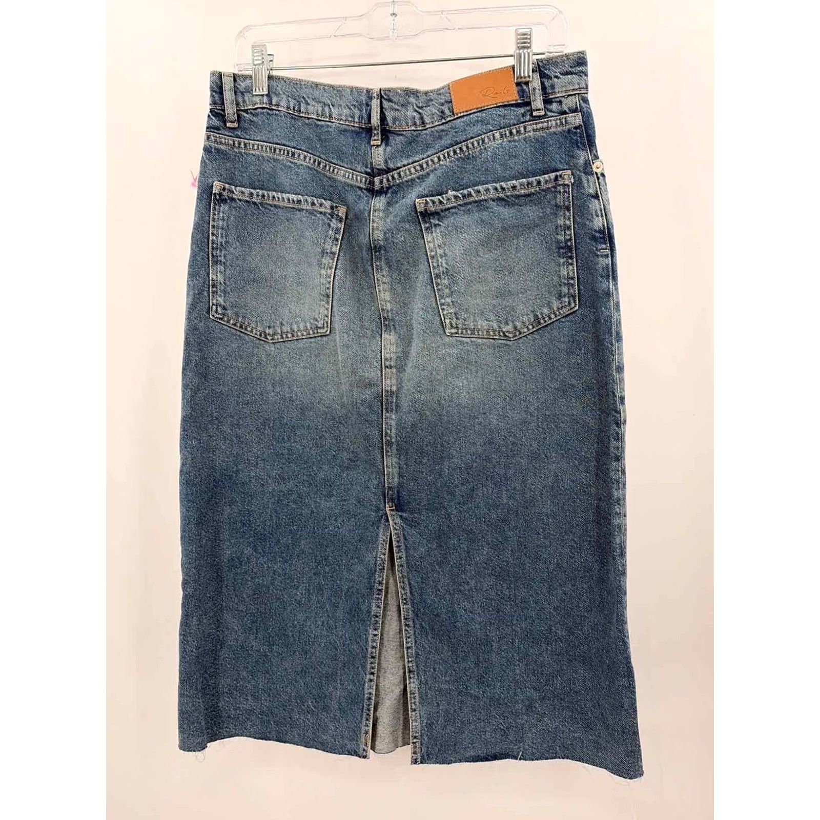 Rails Rails Denim Skirt Blue 30 Pre-Owned Size 30" / US 8 / IT 44 - 3 Thumbnail