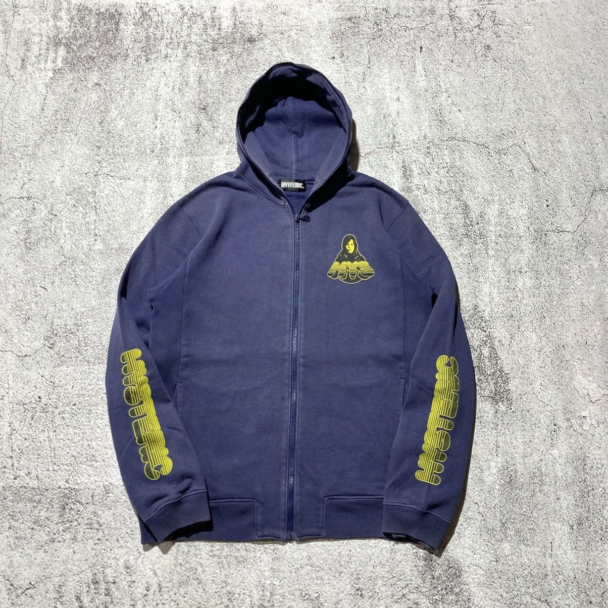 Hysteric Glamour Vintage Hysteric Glamour Woman HYS Full Zipper Hoodie Navy Size US L / EU 52-54 / 3 - 1 Thumbnail