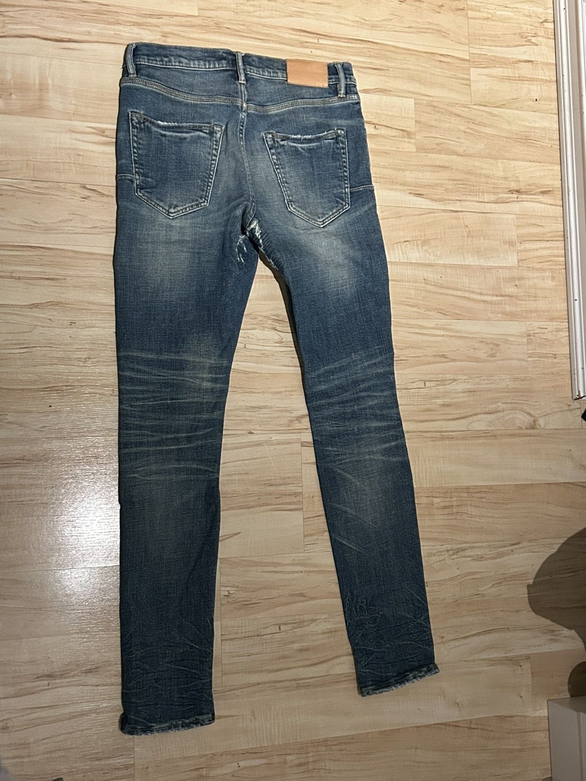 Purple Brand PURPLE BRAND TINTED INDIGO BLOWOUT JEANS Size US 30 / EU 46 - 12 Thumbnail