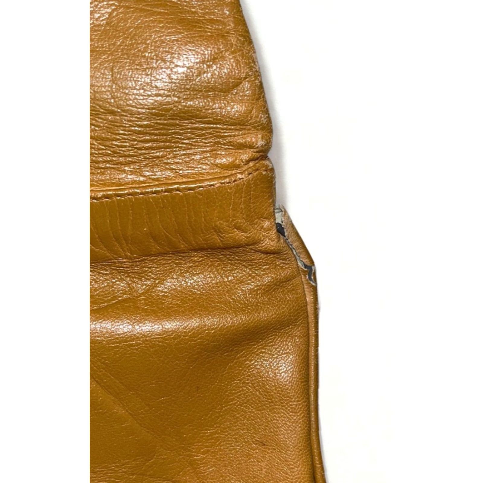 Valentino VINTAGE Valentino by Mario Valentino Leather Shoulder Bag Brown Chain Strap Medium Women Casual Evening Wedding Party/Cocktail Travel Size ONE SIZE - 6 Thumbnail