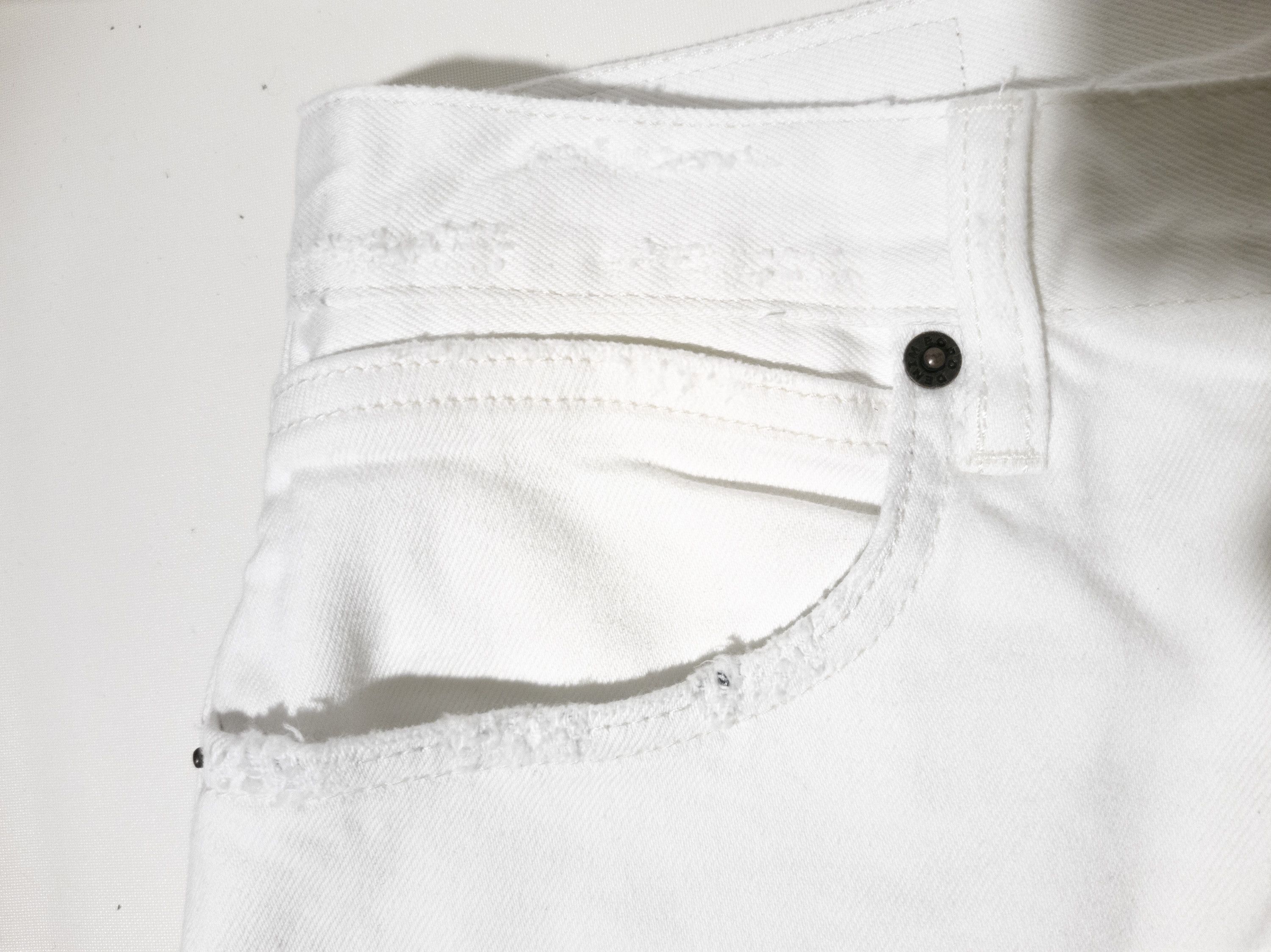 BORO Denim MSRP 340€ Selvedge Boyfriend Jeans Levis 501 Style Japanese Size 33" - 14 Thumbnail