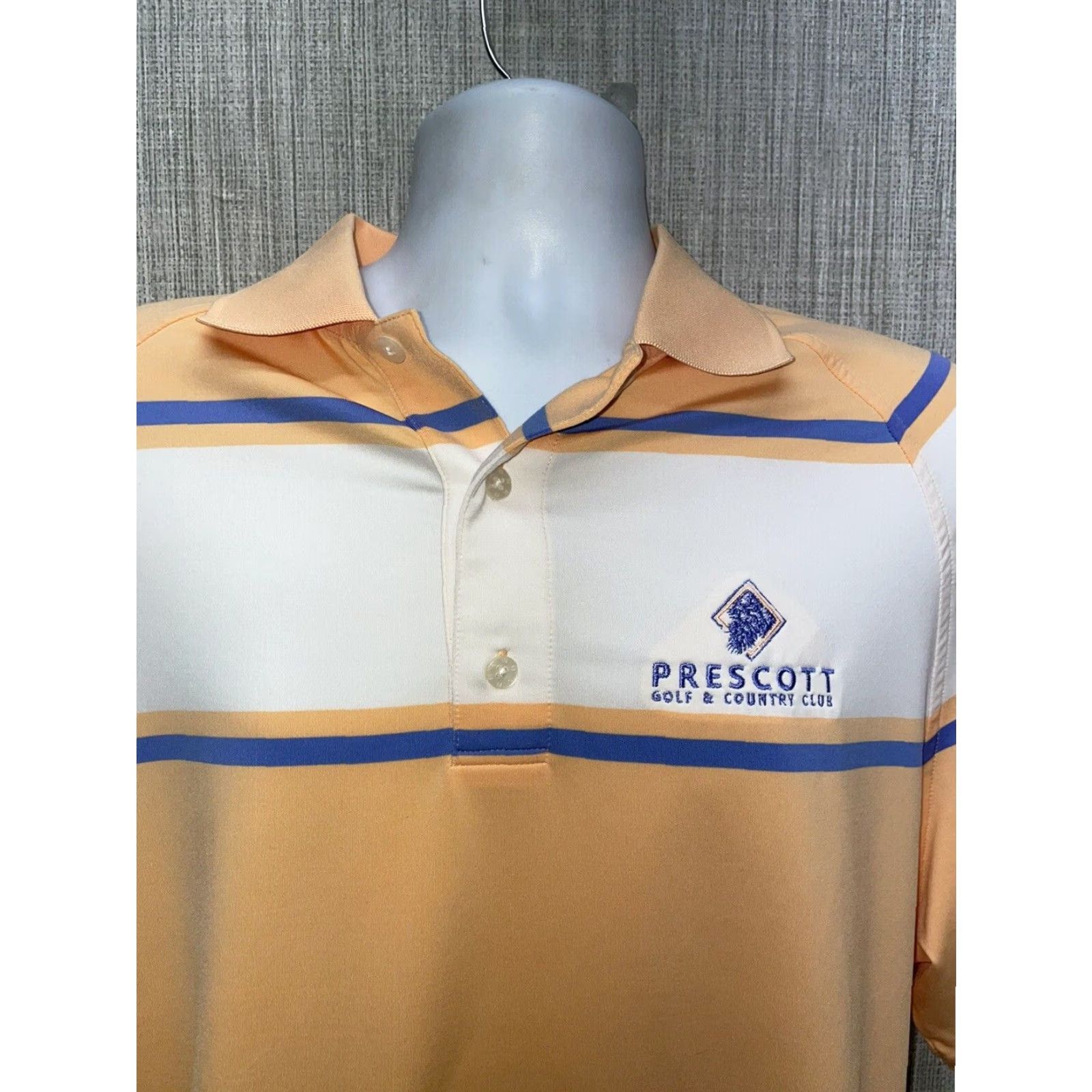 Footjoy FootJoy Athletic Fit Multicolor Golf Polo for Men M Size US M / EU 48-50 / 2 - 2 Thumbnail
