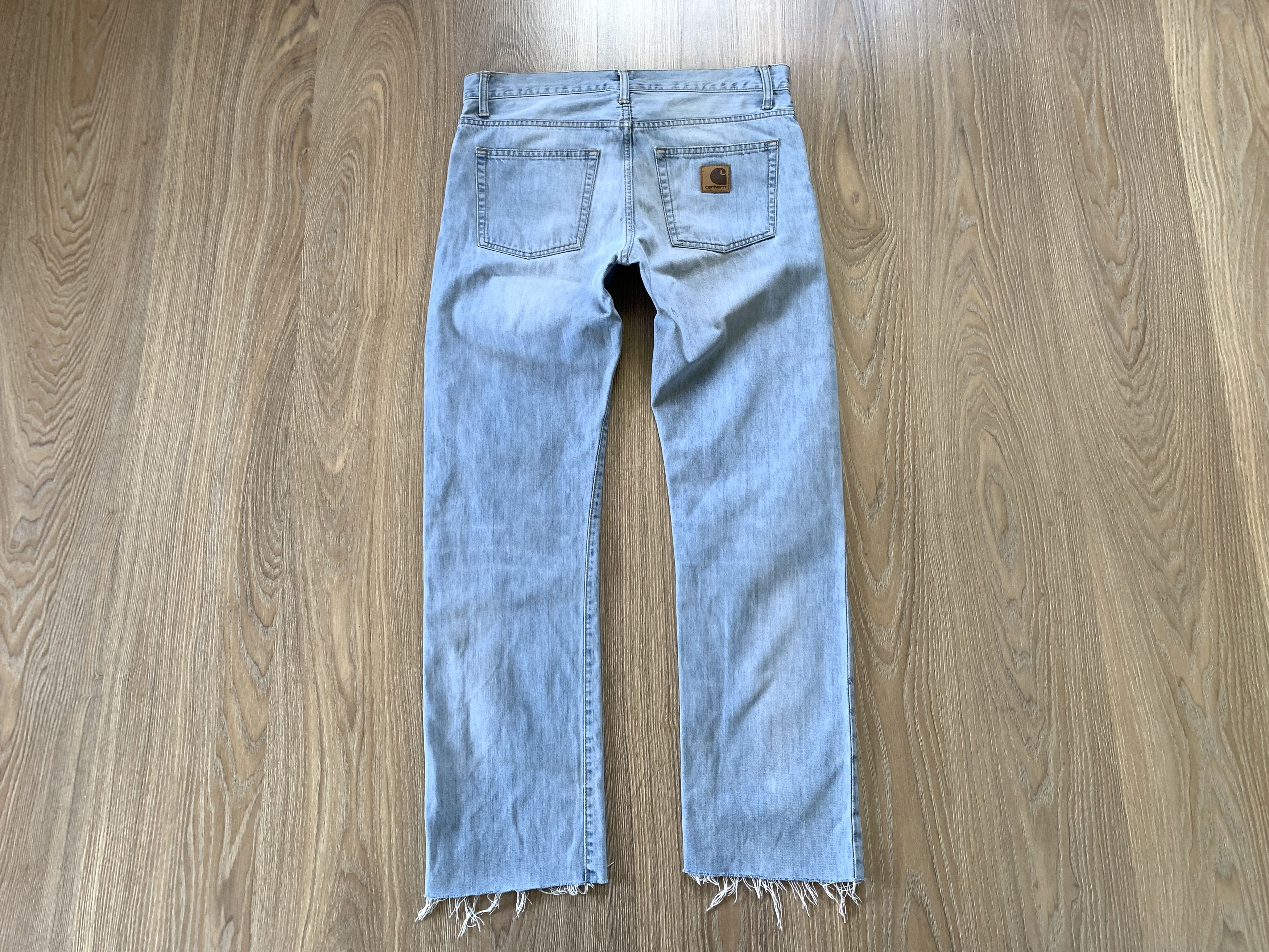 Carhartt Vintage Carhartt Davies Pant Light Blue Jeans Size US 31 - 3 Thumbnail