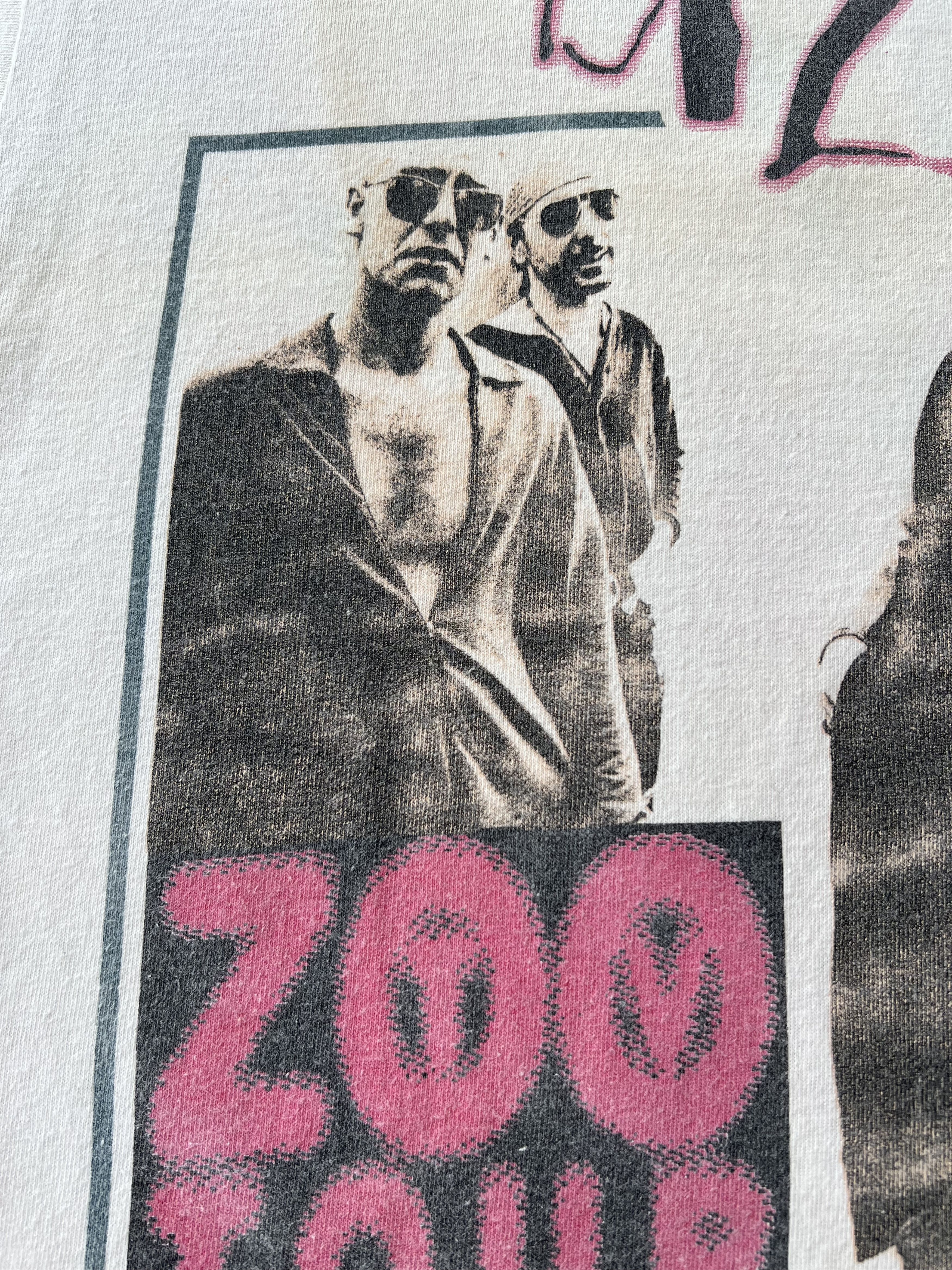Band Tees Vintage 1992 U2 Zoo Tour White T-shirt Size US L / EU 52-54 / 3 - 5 Thumbnail