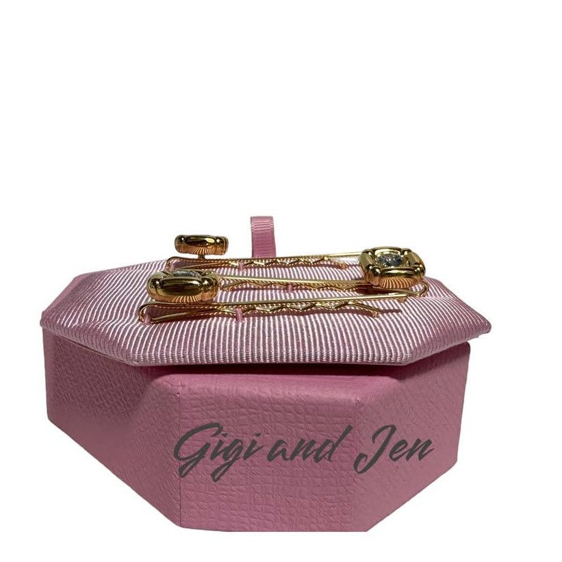 Swarovski Swarovski Dulci Crystal Gold plated 3-Piece Hairpin Set Size ONE SIZE - 2 Thumbnail