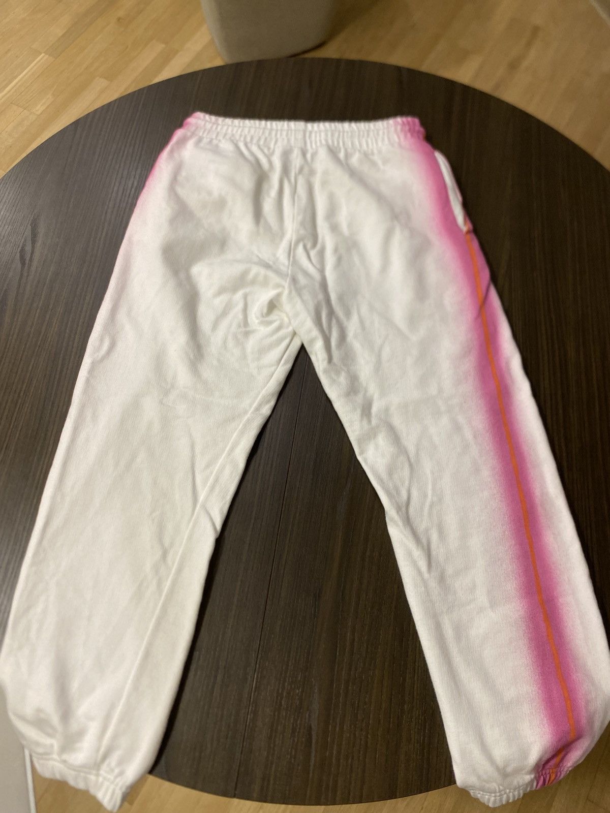 Palm Angels Palm Angels Sprayed Palm Cotton Sweatpants Size US 33 - 9 Thumbnail