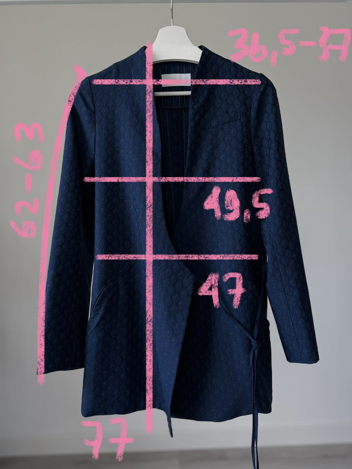 Japanese Brand Mame Kurogouchi Japan wool jacket blazer japanese women’s Size M / US 6-8 / IT 42-44 - 8 Thumbnail
