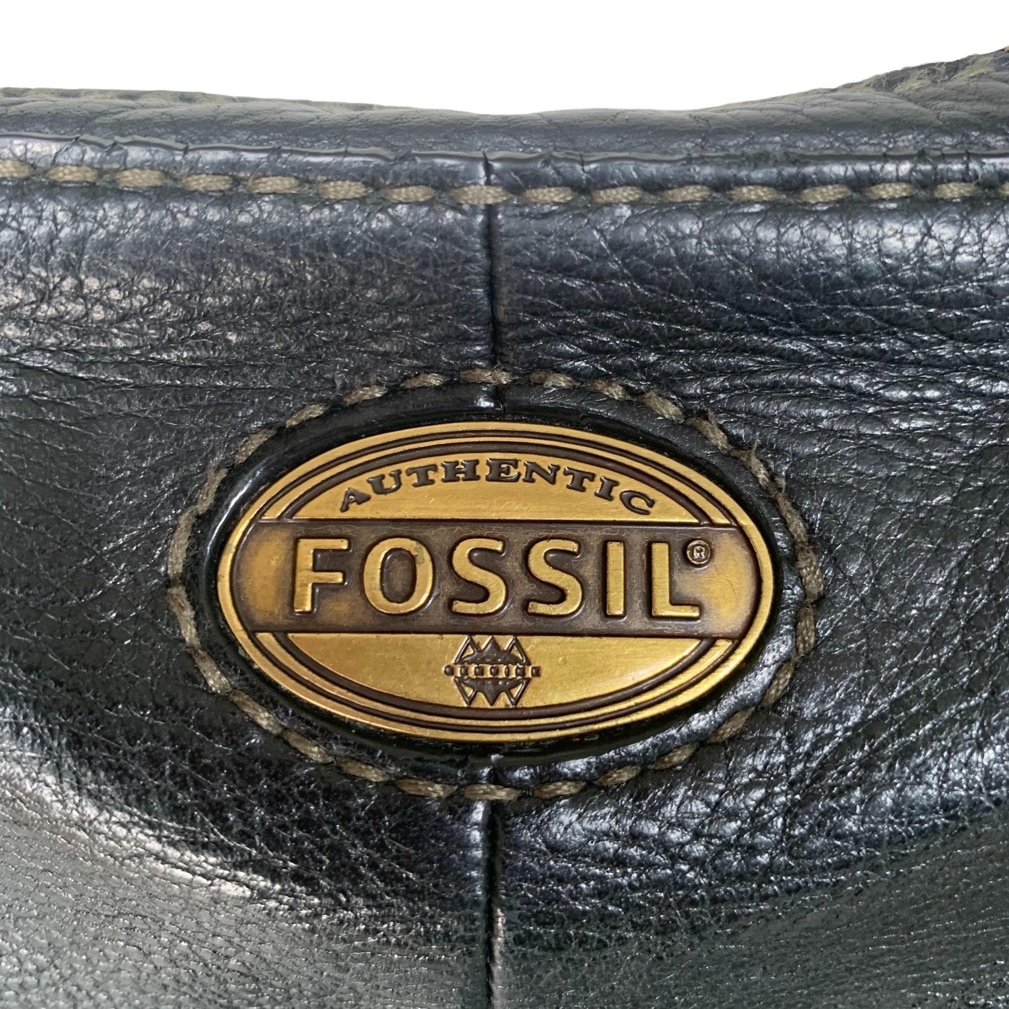 Fossil Fossil Cowhide Leather Gold Hardware Boho Crossbody Bag Size ONE SIZE - 10 Thumbnail