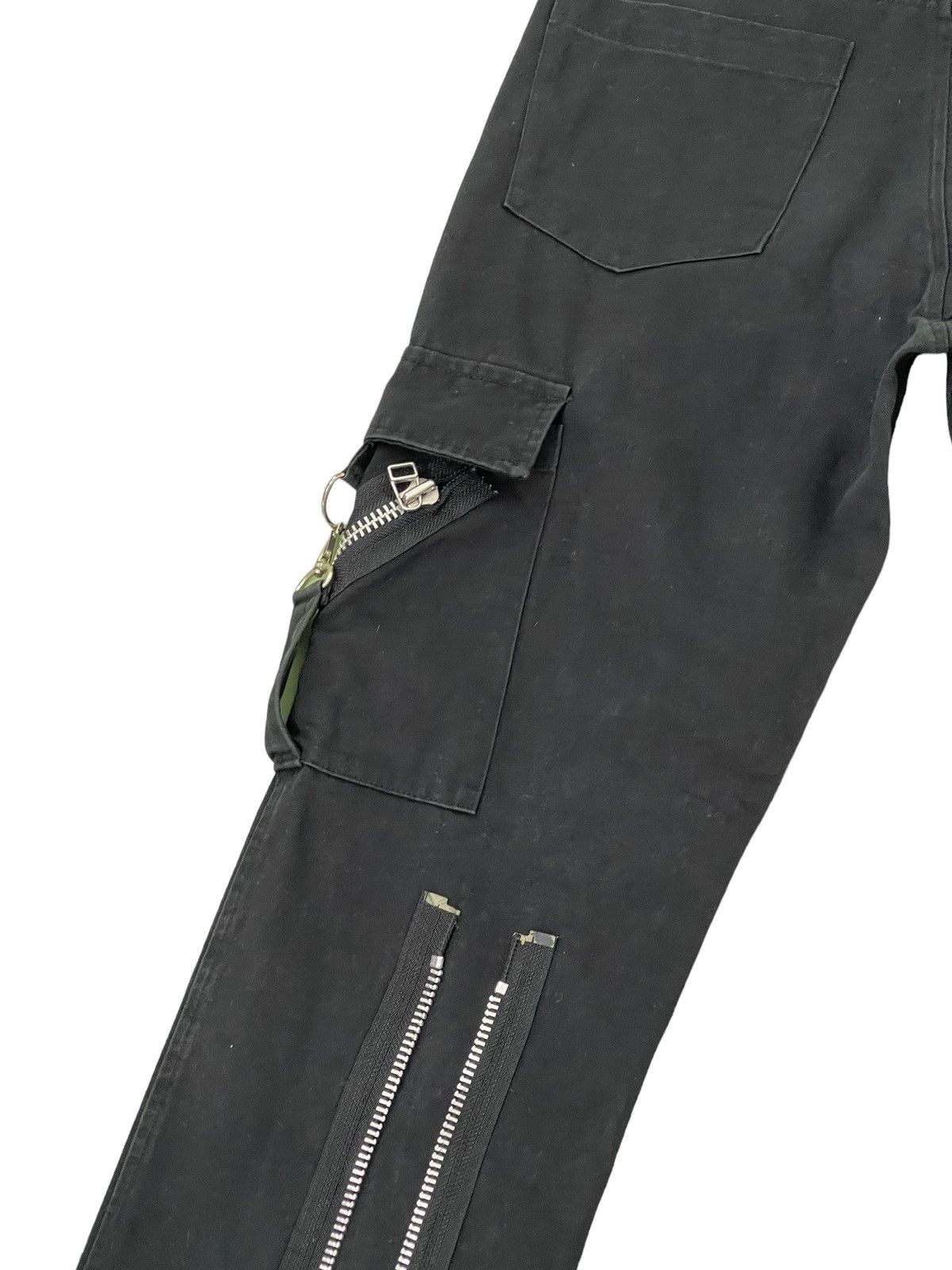 Japanese Brand Bondage Pant Secret Agent Japan Multi Zipped Slim 6🟦7 Size US 28 / EU 44 - 6 Thumbnail