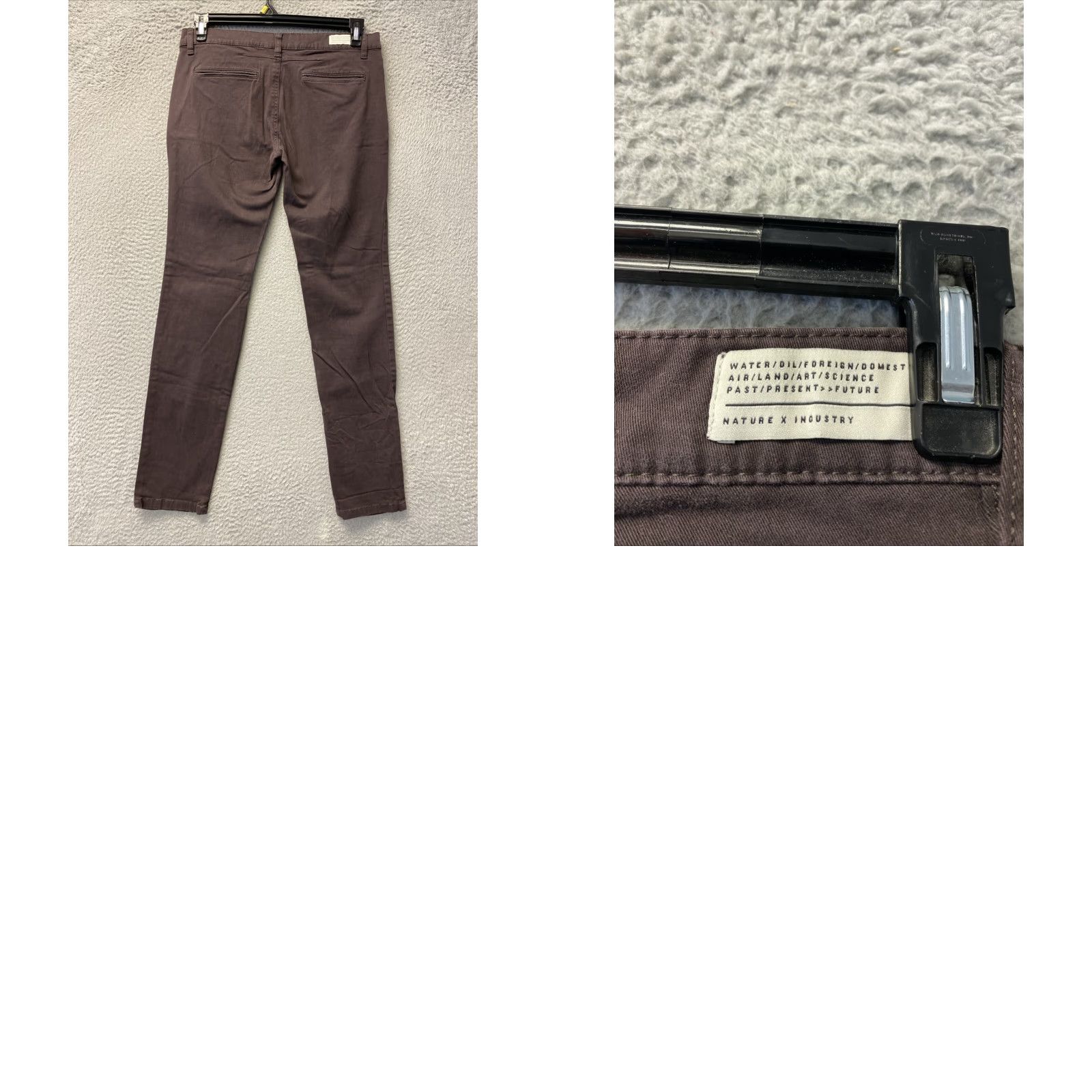 Vintage VINTAGE RCA Chino Pants Mens Size 32x29 Slim-Straight Brown Twill Casual Travel Size US 32 / EU 48 - 8 Thumbnail