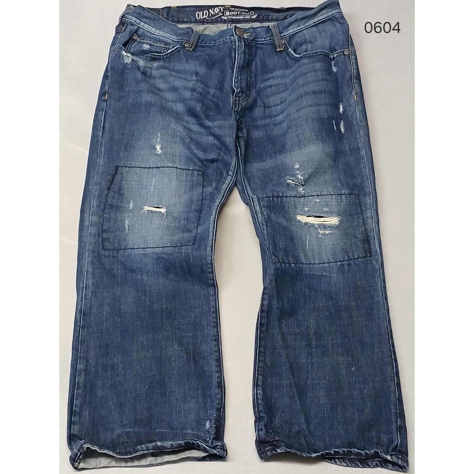 Old Navy Old Navy (38x30) Relaxed Fit Boot Cut Blue Jeans Size US 38 / EU 54 - 1 Thumbnail