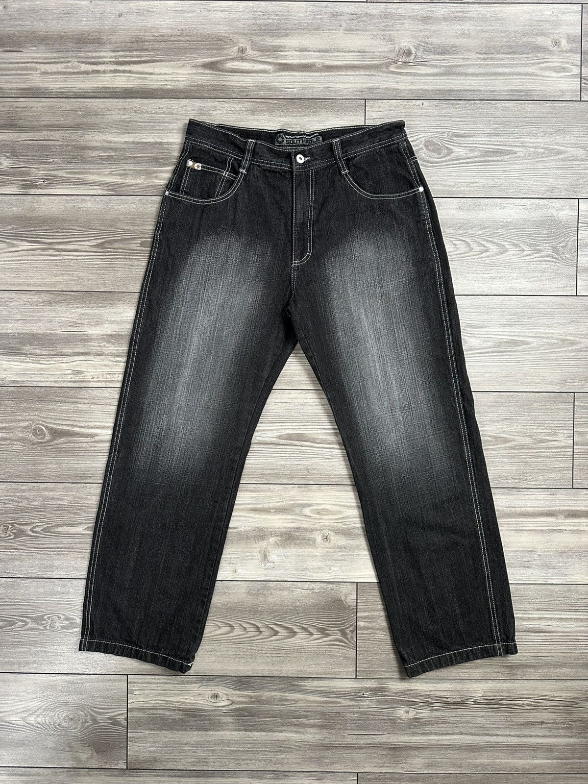 Southpole Crazy Vintage Y2K Southpole Baggy Jeans Size US 35 - 1 Thumbnail
