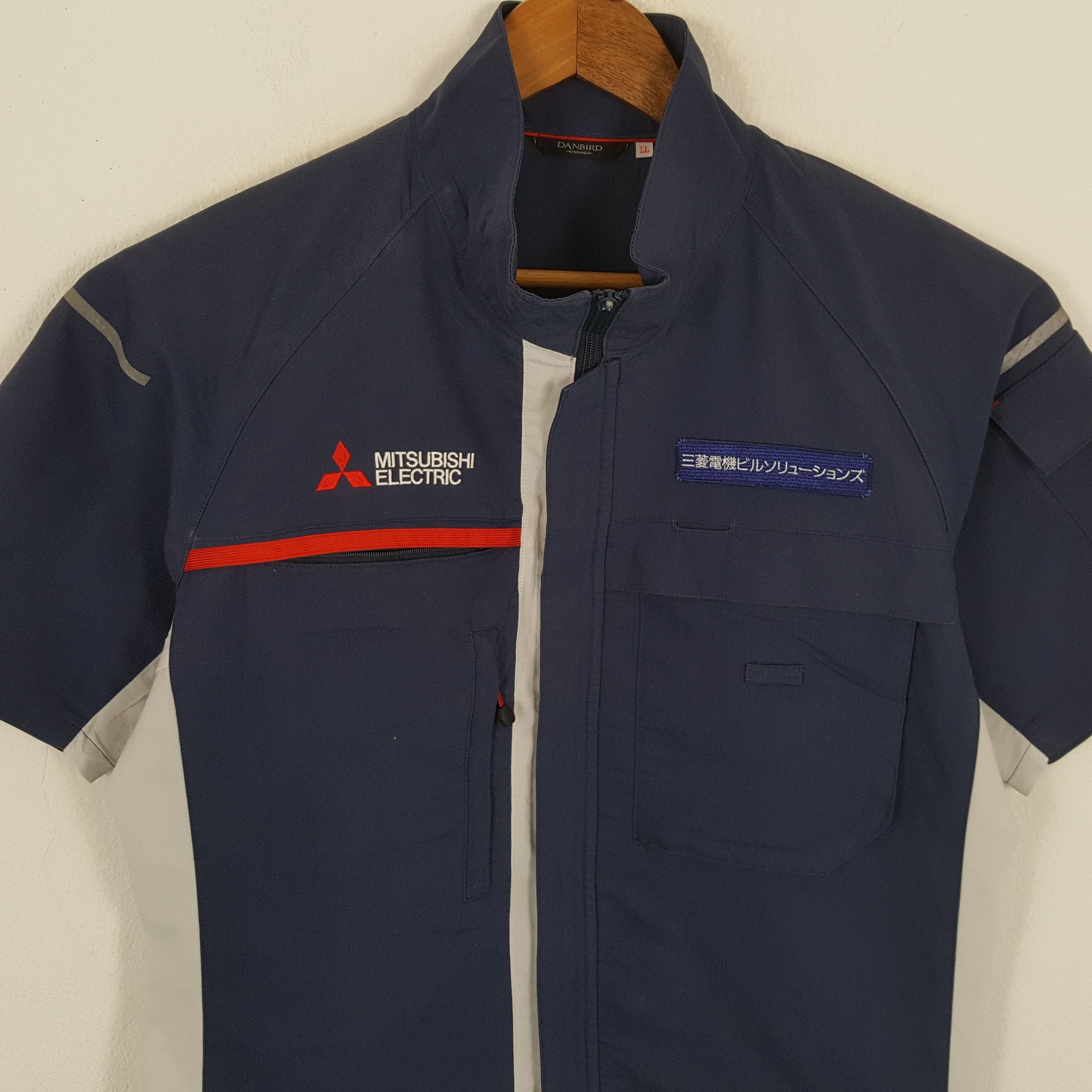 Vintage Vintage MITSUBISHI ELECTRIC Japanese Racing Jacket Size US L / EU 52-54 / 3 - 2 Thumbnail