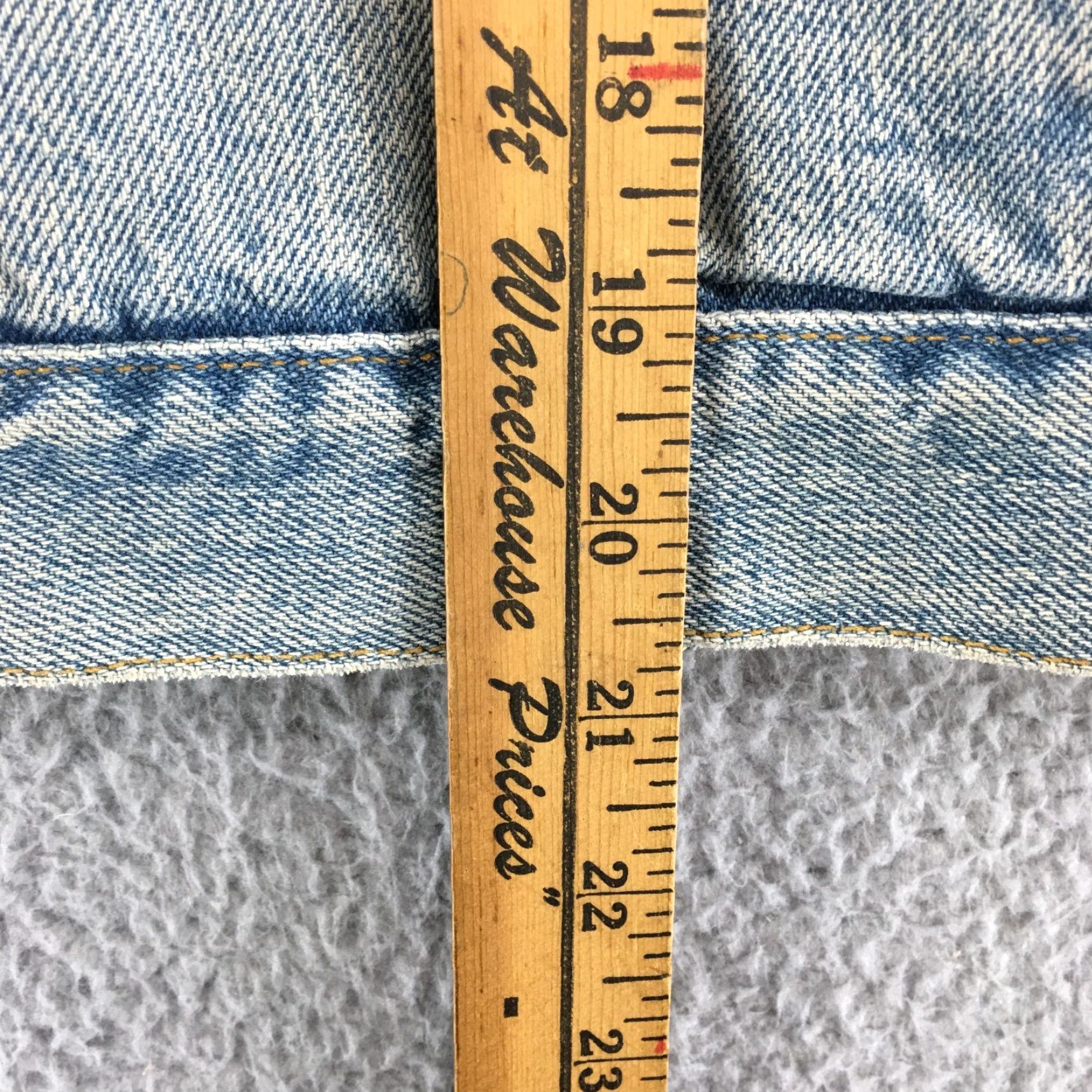 Express Express Jeans Cropped Denim Jacket Womens L Blue Cotton Button Up Front Pockets Size 36" / US 14 / IT 50 - 5 Thumbnail