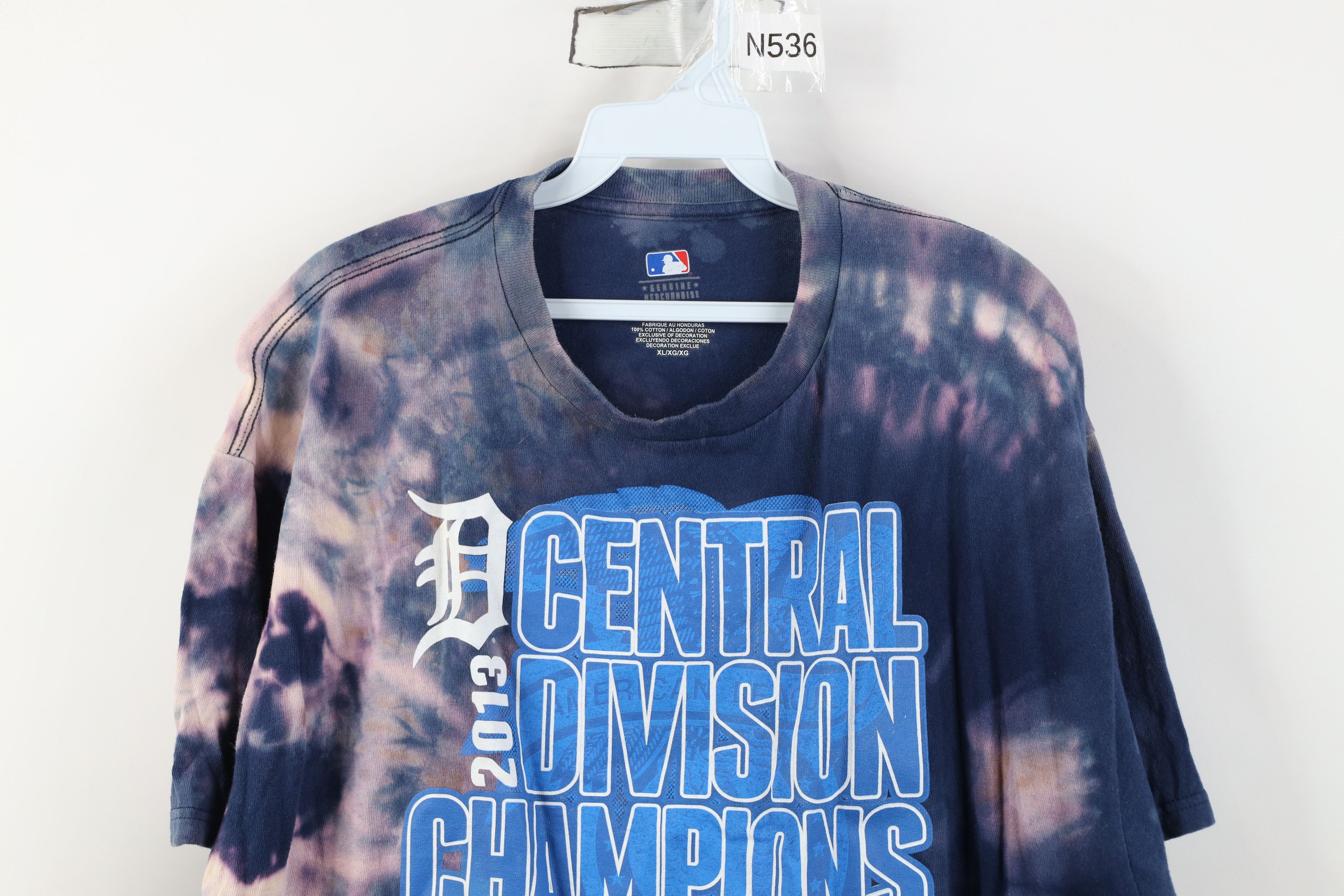 Vintage Y2K MLB 2013 Central Champions Detroit Tigers T-Shirt Size US XL / EU 56 / 4 - 2 Thumbnail
