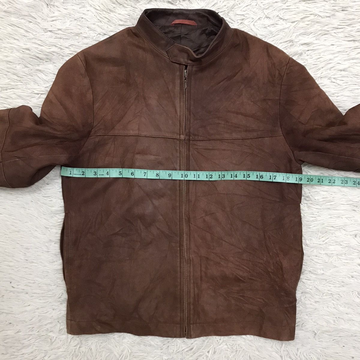 Yohji Yamamoto VINTAGE YOHJI YAMAMOTO D’URBAN A.A.R. BROWN LEATHER JACKET Size US S / EU 44-46 / 1 - 21 Thumbnail