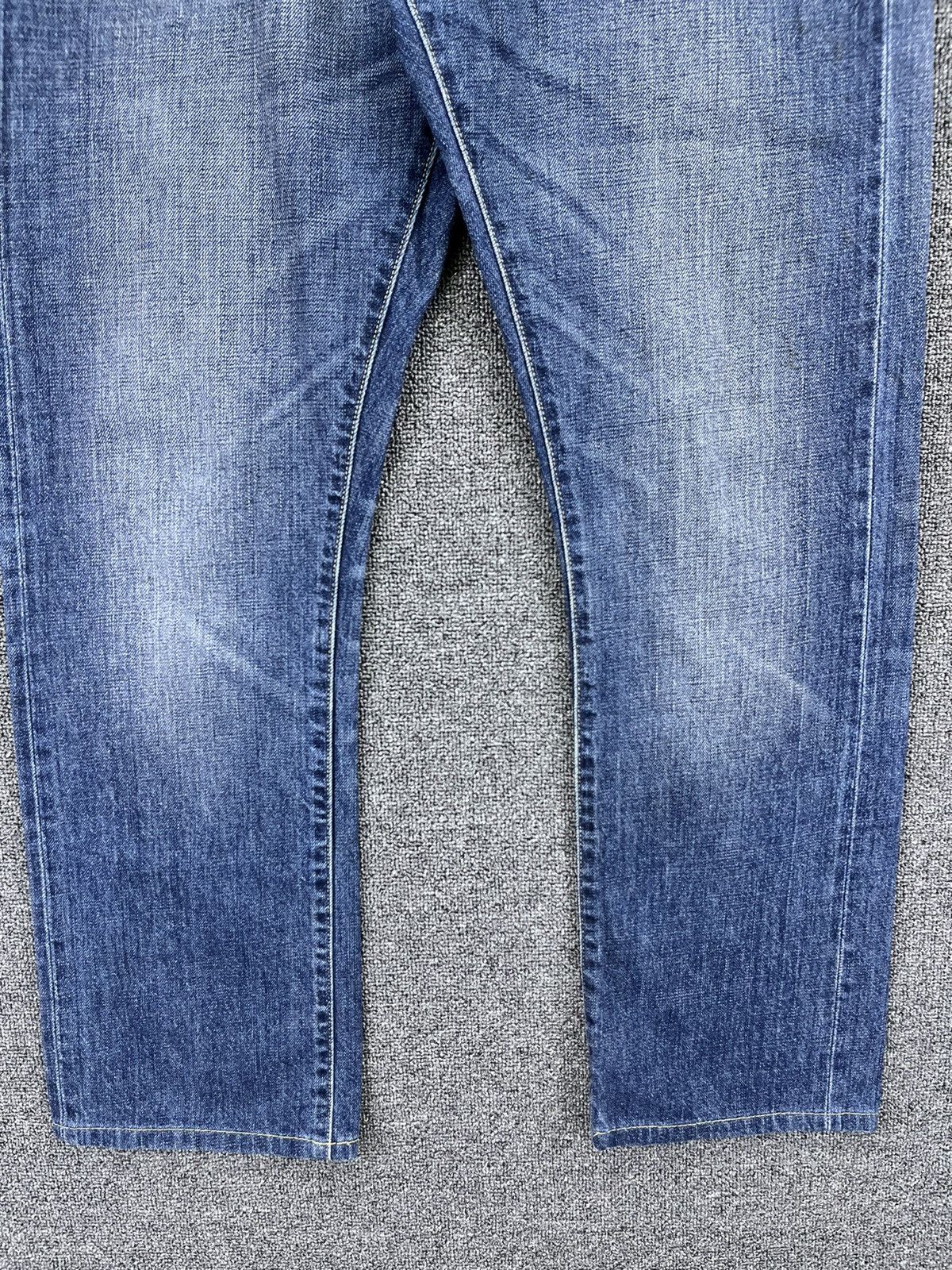 Japanese Brand Vintage Uniqlo Regular Fit Jeans Selvedge Redline Denim Pant Size US 32 / EU 48 - 3 Thumbnail