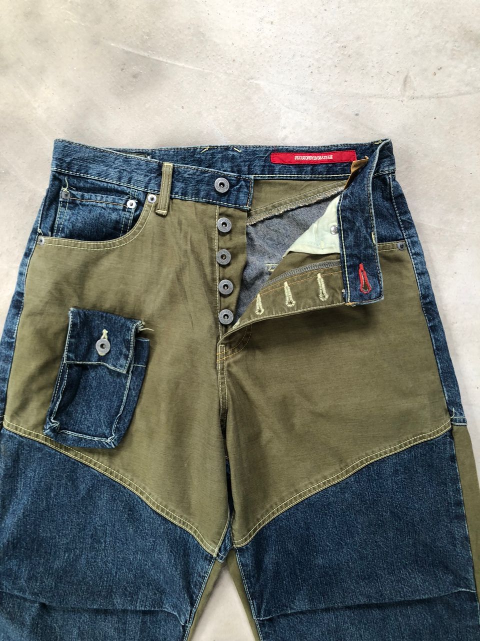 Japanese Brand Stylus Patchwork Pants Size US 30 / EU 46 - 5 Thumbnail