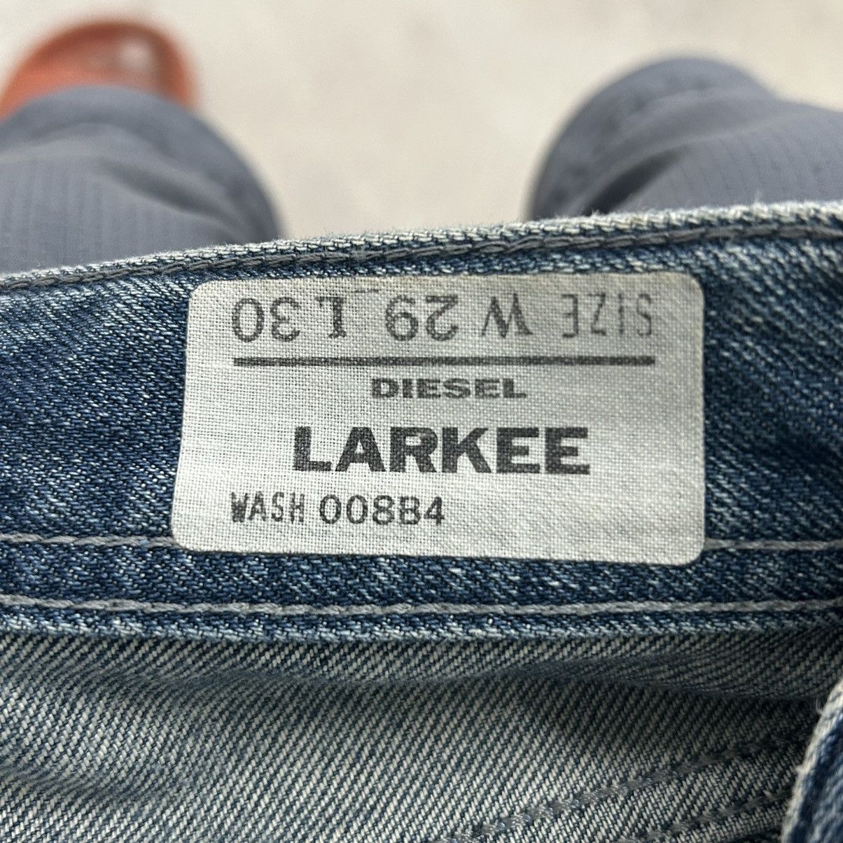 Diesel Men Diesel Industry Larkee Jean Selvedge Distressed Wash e' Size US 30 / EU 46 - 13 Thumbnail