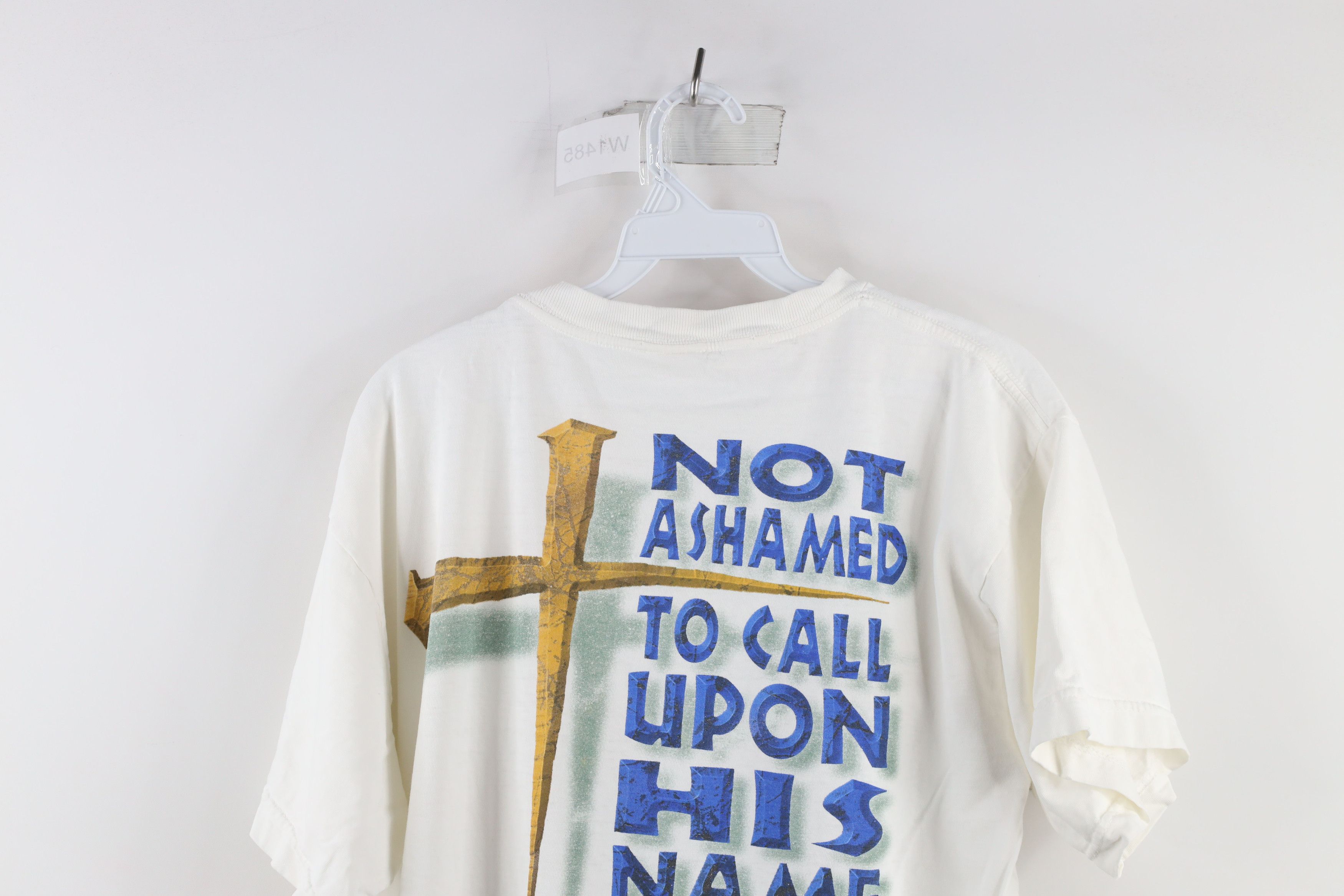 Vintage Vintage Y2K Streetwear Christian Jesus Cross T-Shirt Size US M / EU 48-50 / 2 - 11 Thumbnail