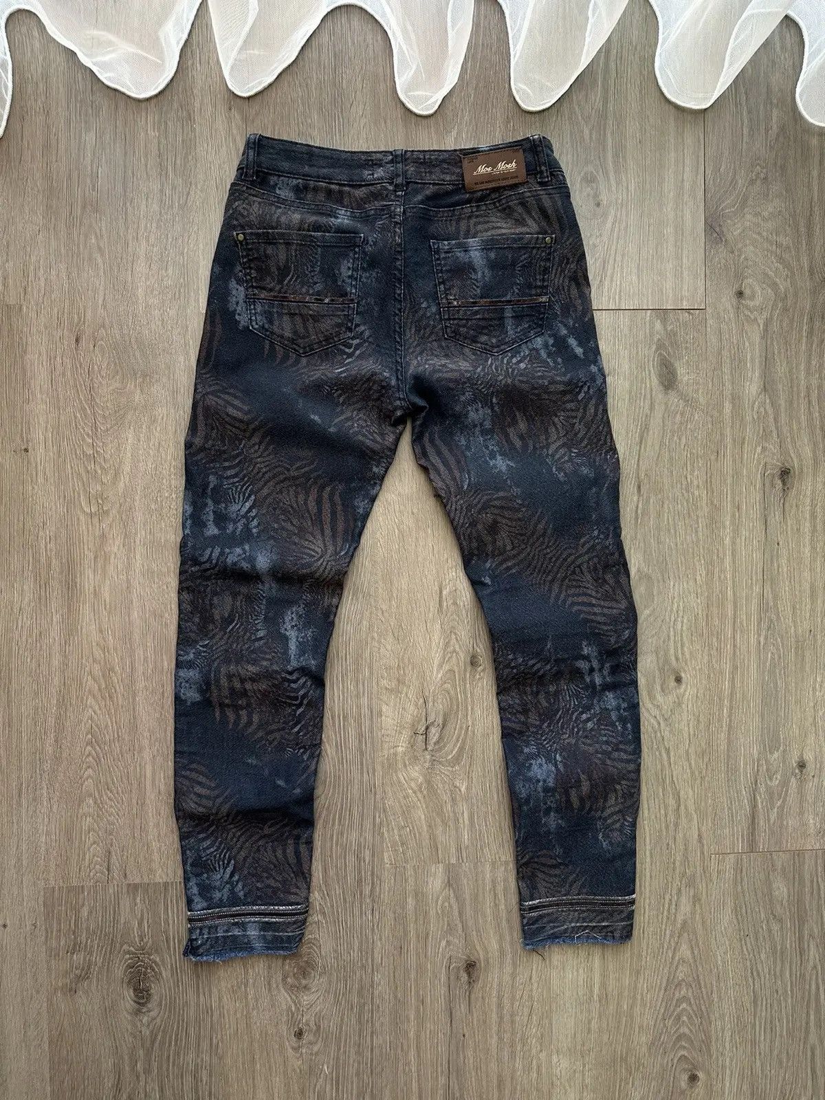 Vintage Vintage Mos Mosh Cool Summer Printed Denim Pants Size 26" / US 2 / IT 38 - 10 Thumbnail