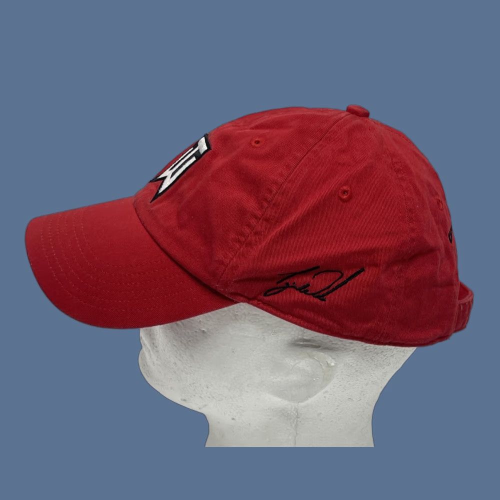 Nike NIKE TW Tiger Woods Buick Embroidered Signature Golf Hat Baseball Cap Adjustable Red Mens Baseball Cap Size ONE SIZE - 1 Thumbnail