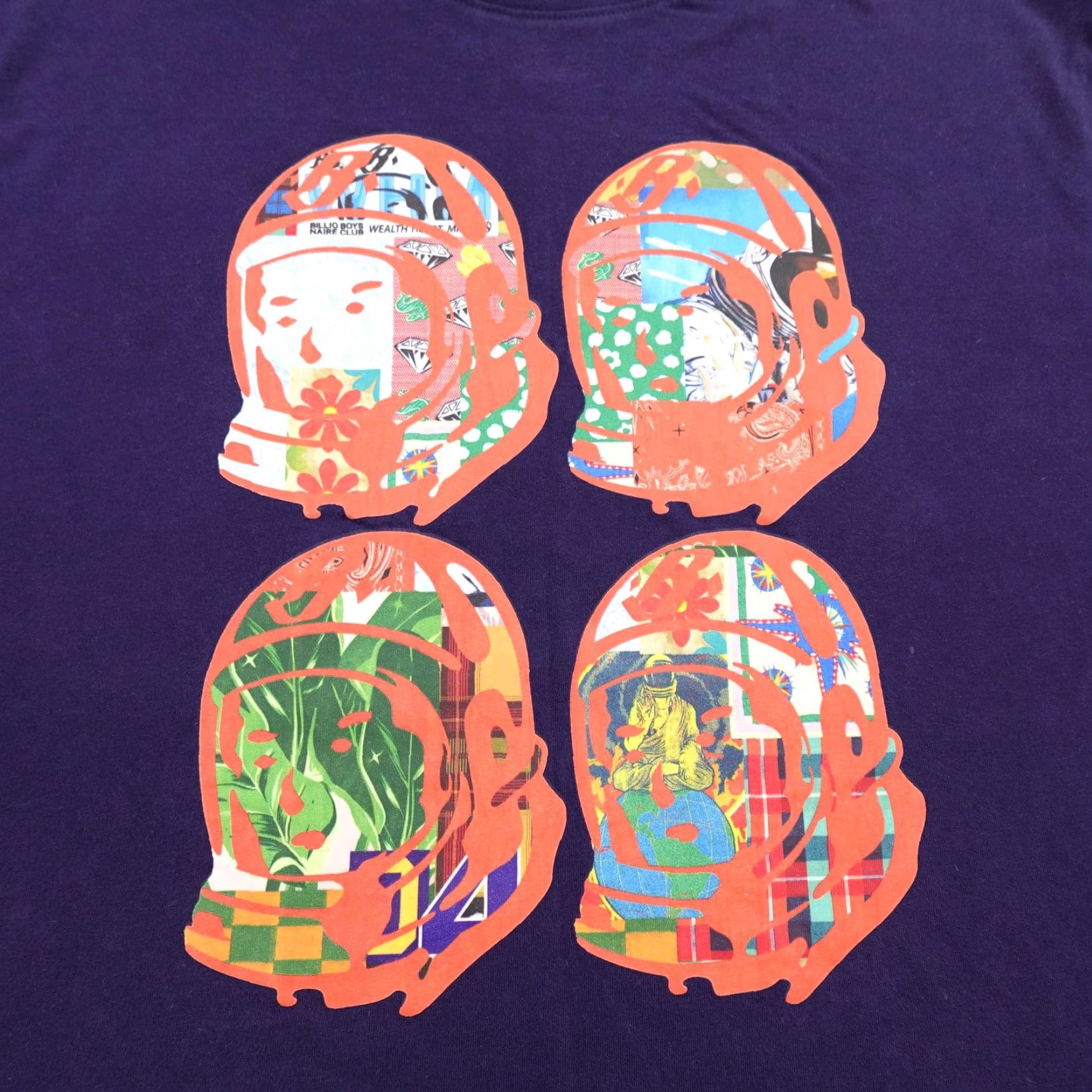 Billionaire Boys Club VINTAGE Billionaire Boys Club Shirt Mens 2XL Purple Astronaut Helmet Graphic Tee Crew Neck Space BBC Skater Mens 2XL Size US XXL / EU 58 / 5 - 3 Thumbnail