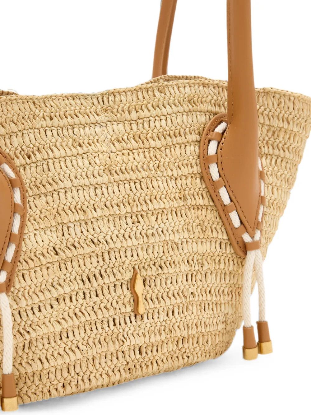 Christian Louboutin ob2d0Lne0926 Size: OS / Venus Basket Mini Shopping Bag Beige Size ONE SIZE - 3 Thumbnail