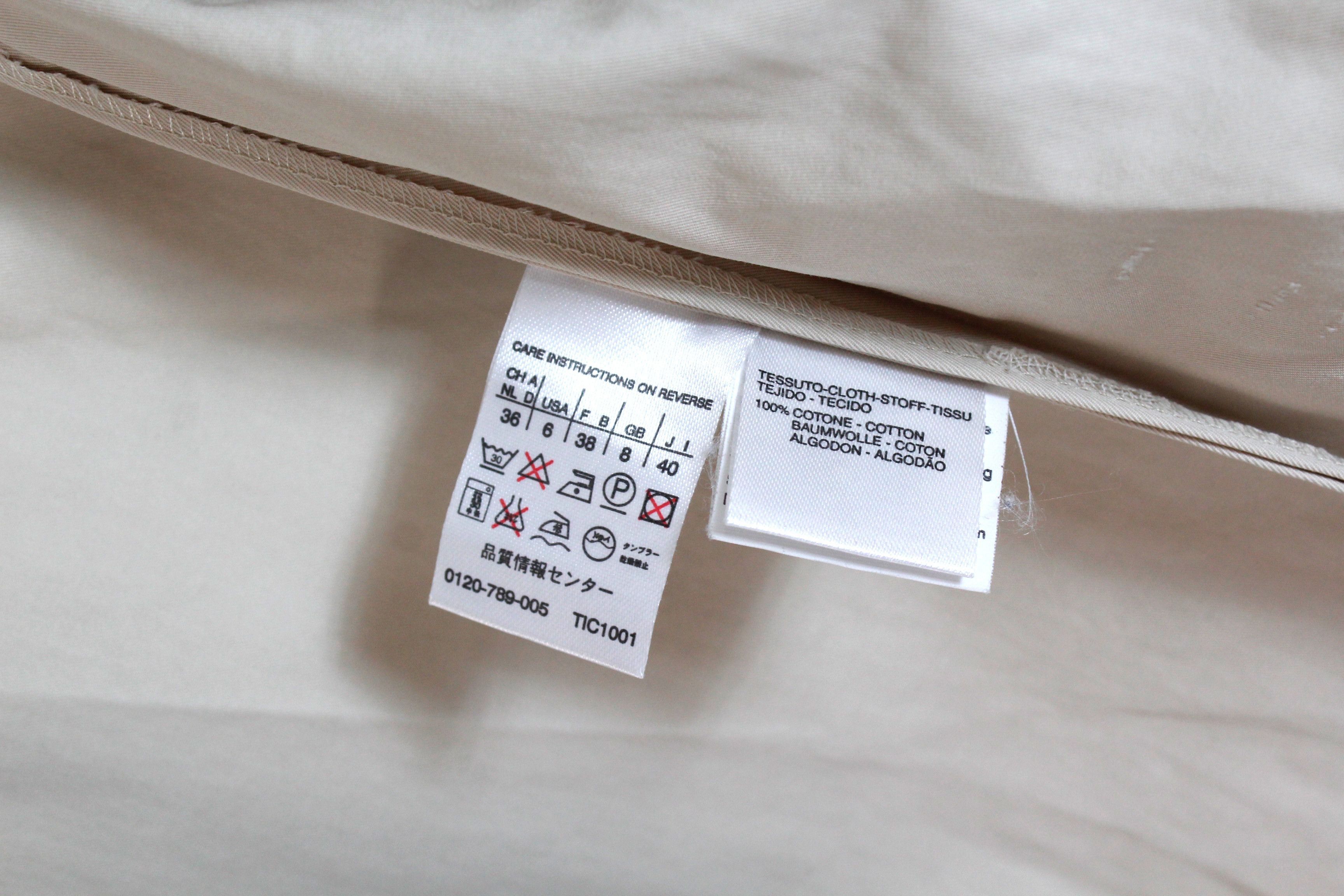 Max Mara × Weekend Max Mara Womens Weekend Max Mara Beige Coat Y2K Size M / US 6-8 / IT 42-44 - 10 Thumbnail