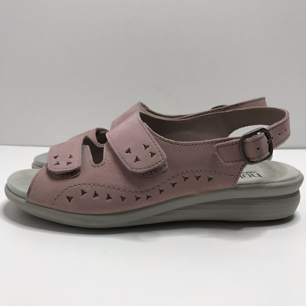Other Hotter Comfort Easy Pink Nubuck Leather Ankle Strap Wedge Sa Size US 8.5 / IT 38.5 - 6 Thumbnail