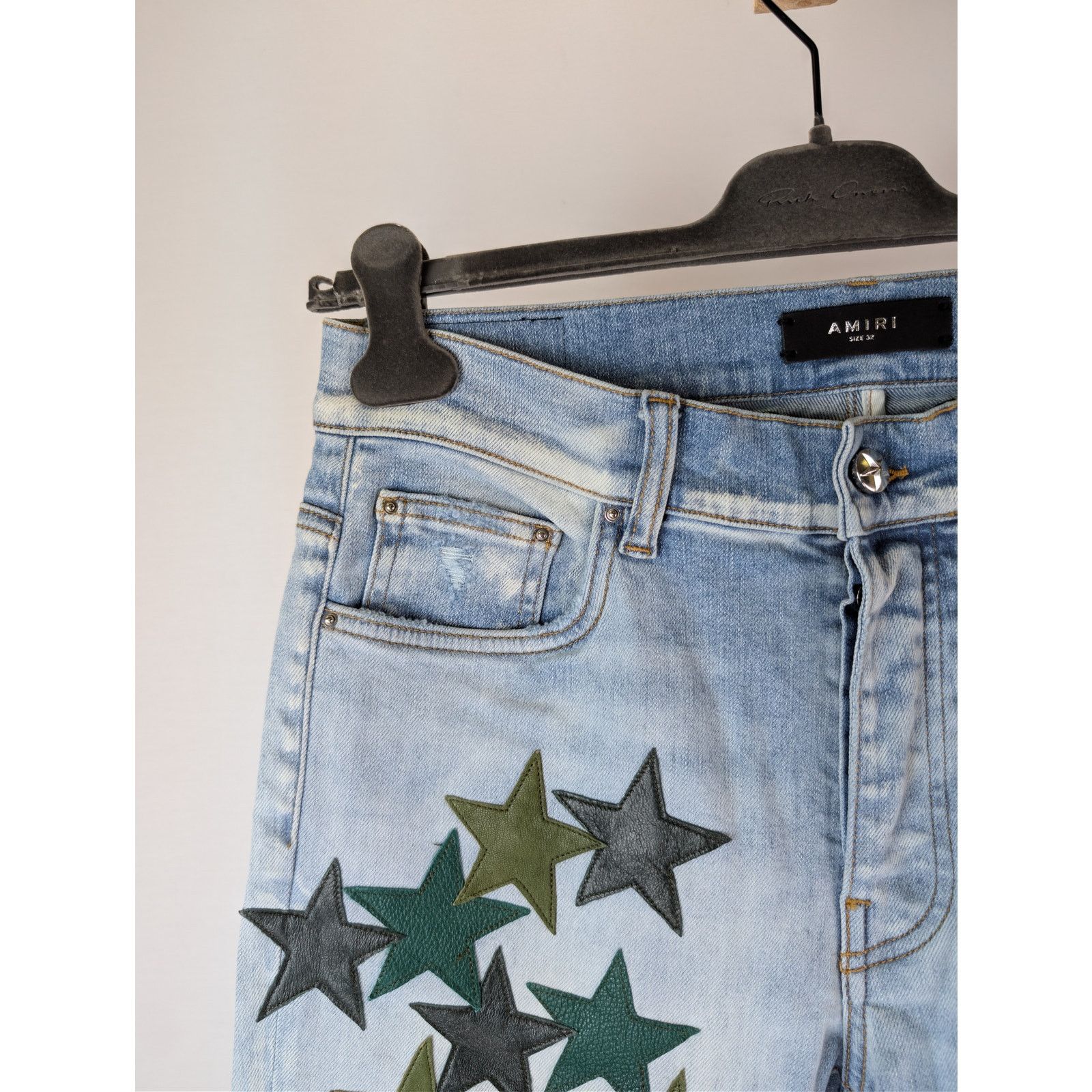 Amiri o1rshd1 Chemist Jean Denim Jeans in Light Indigo Size US 32 / EU 48 - 6 Thumbnail