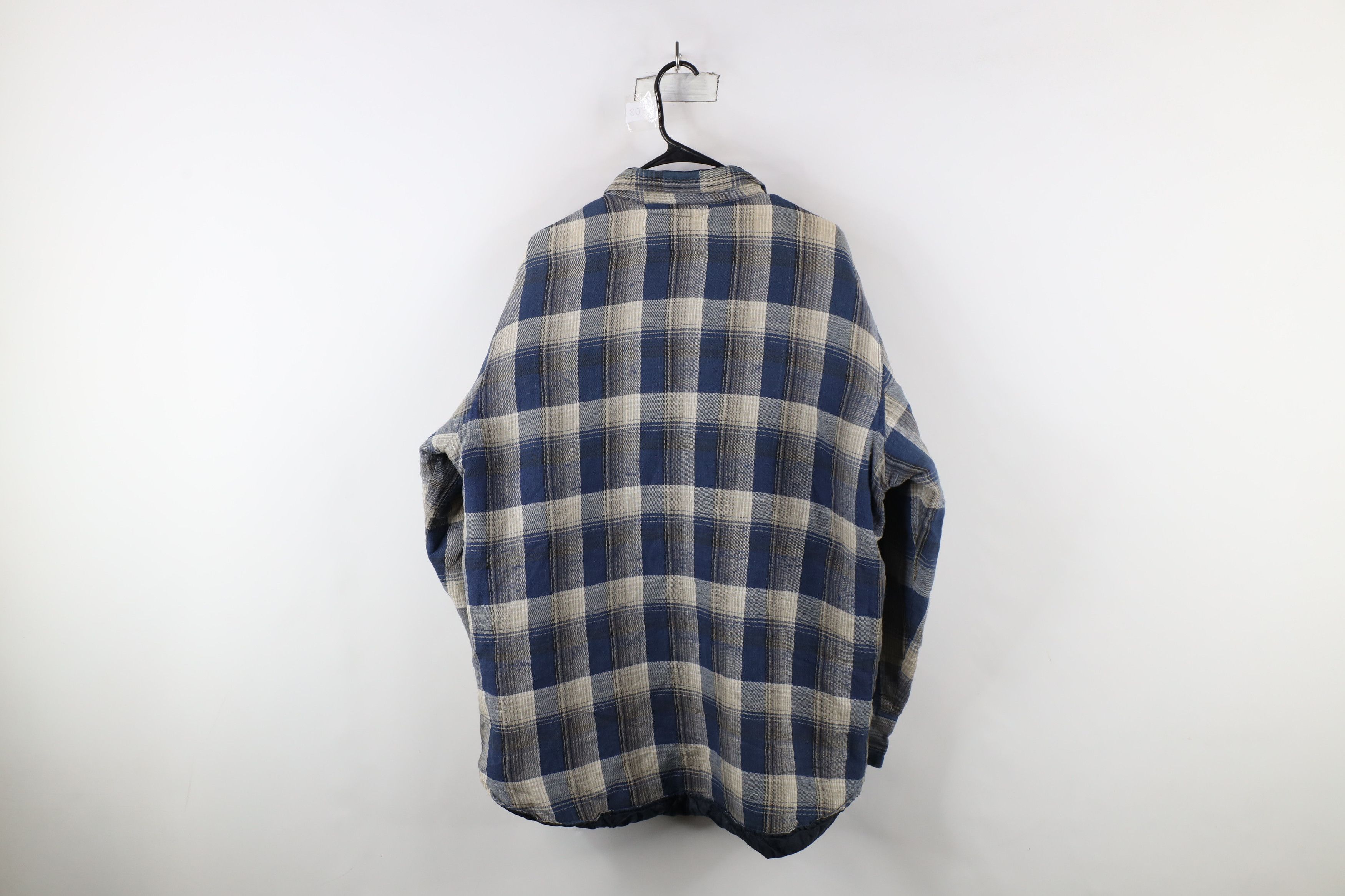 Vintage Vintage 90s Streetwear Flannel Shirt Jacket Jac shirt Size US XXL / EU 58 / 5 - 12 Thumbnail
