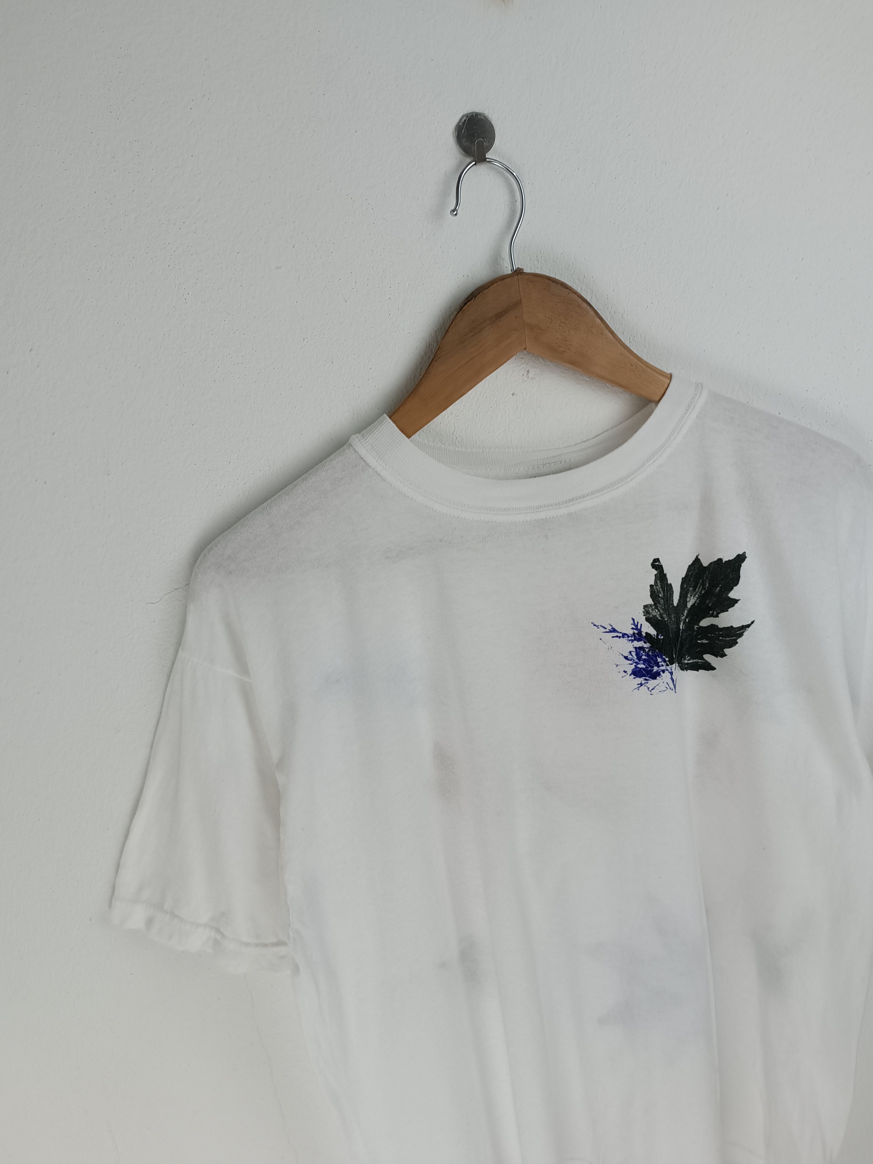 Vintage VINTAGE ART TEE DIY FROM LEAF WITH PAINT VERY RARE! Size US M / EU 48-50 / 2 - 5 Thumbnail