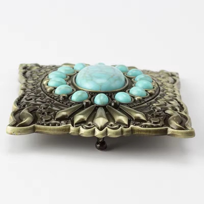 Other blue agate gemstones belt buckles (buckle only) Size ONE SIZE - 3 Thumbnail