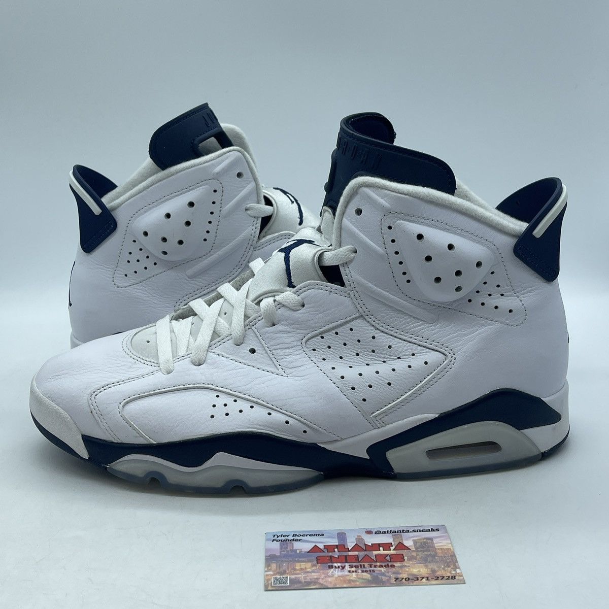 Jordan Brand Air Jordan 6 midnight navy Size US 12 / EU 45 - 1 Thumbnail