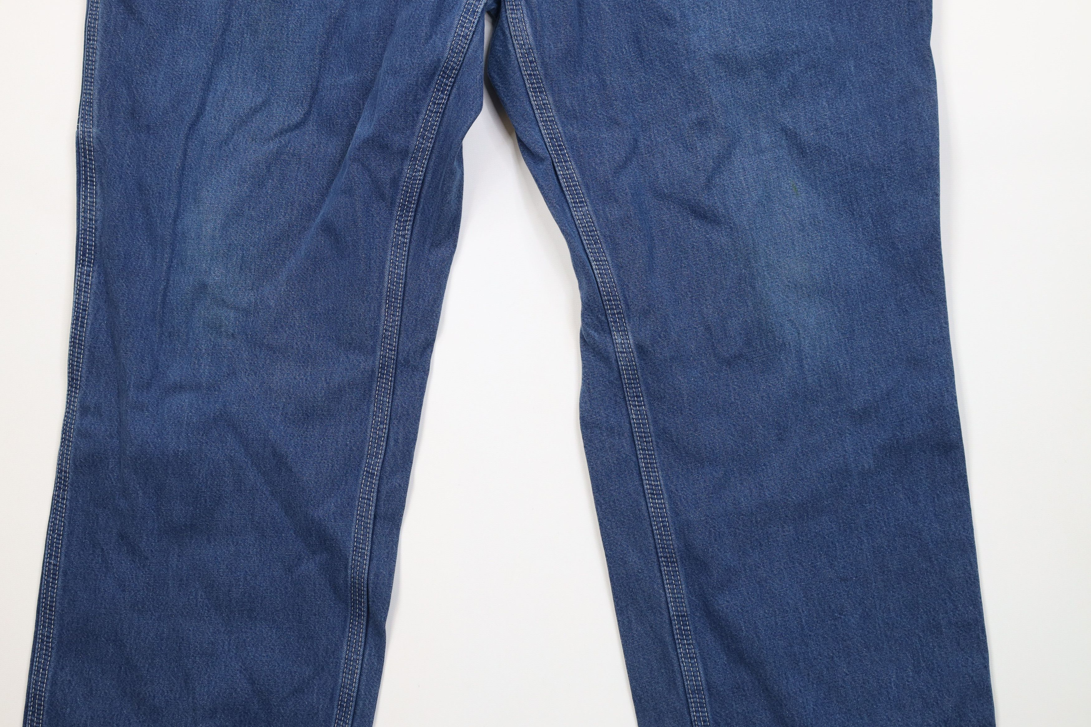 Carhartt Vintage Y2K Carhartt Wide Leg Dungaree Denim Jeans Blue Size US 40 / EU 56 - 3 Thumbnail