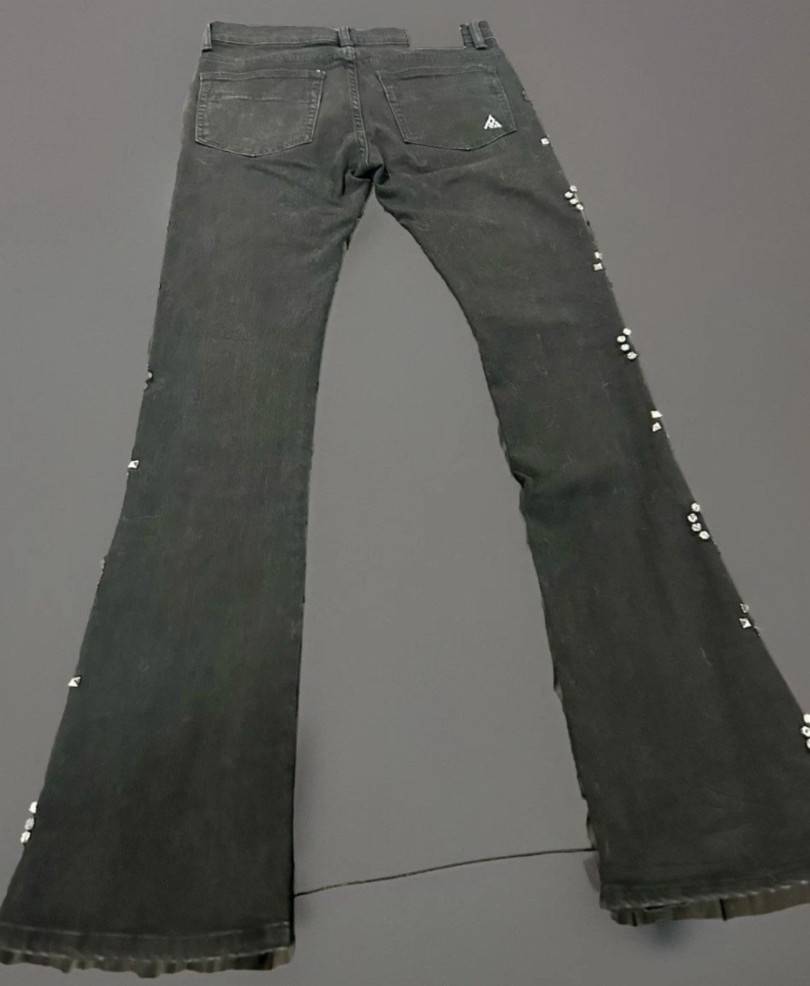 Other Paper Money "Ric Flare" Studded Black Flare Jeans – size 32 Size US 32 / EU 48 - 6 Thumbnail
