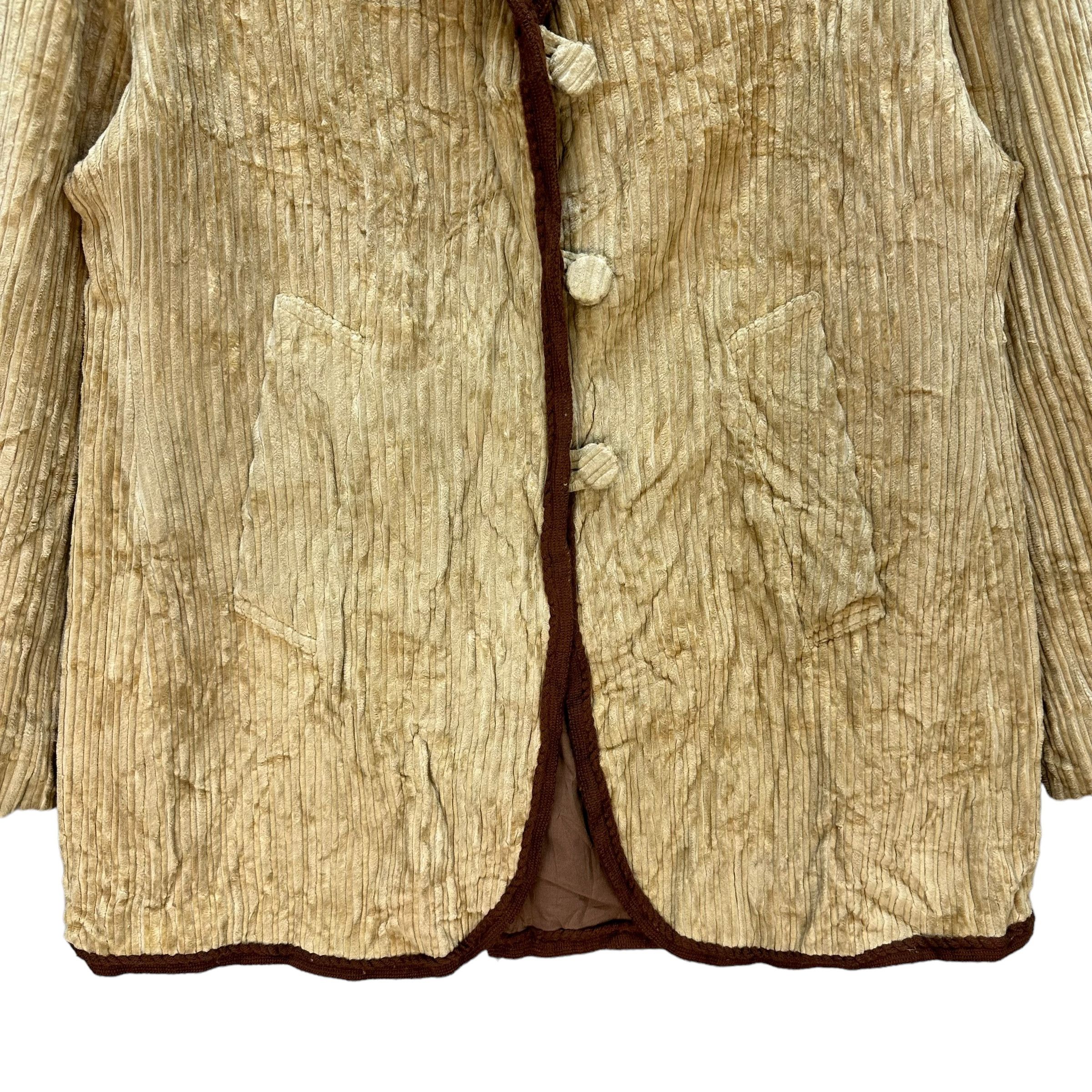 Japanese Brand GIGLI Made in Japan Women’s Corduroy Jacket #A46-1079 Size M / US 6-8 / IT 42-44 - 3 Thumbnail