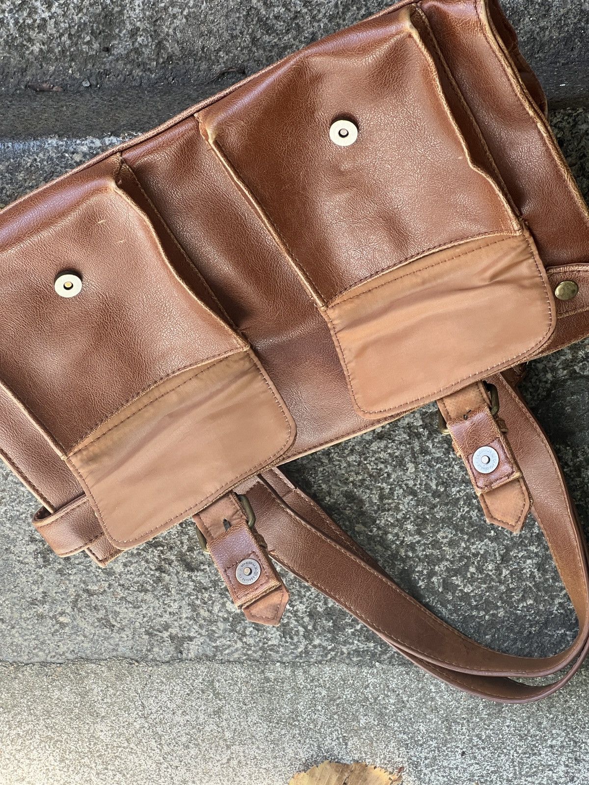 Vintage Vintage Paris archive brown retro casual handbag boho Size ONE SIZE - 5 Thumbnail