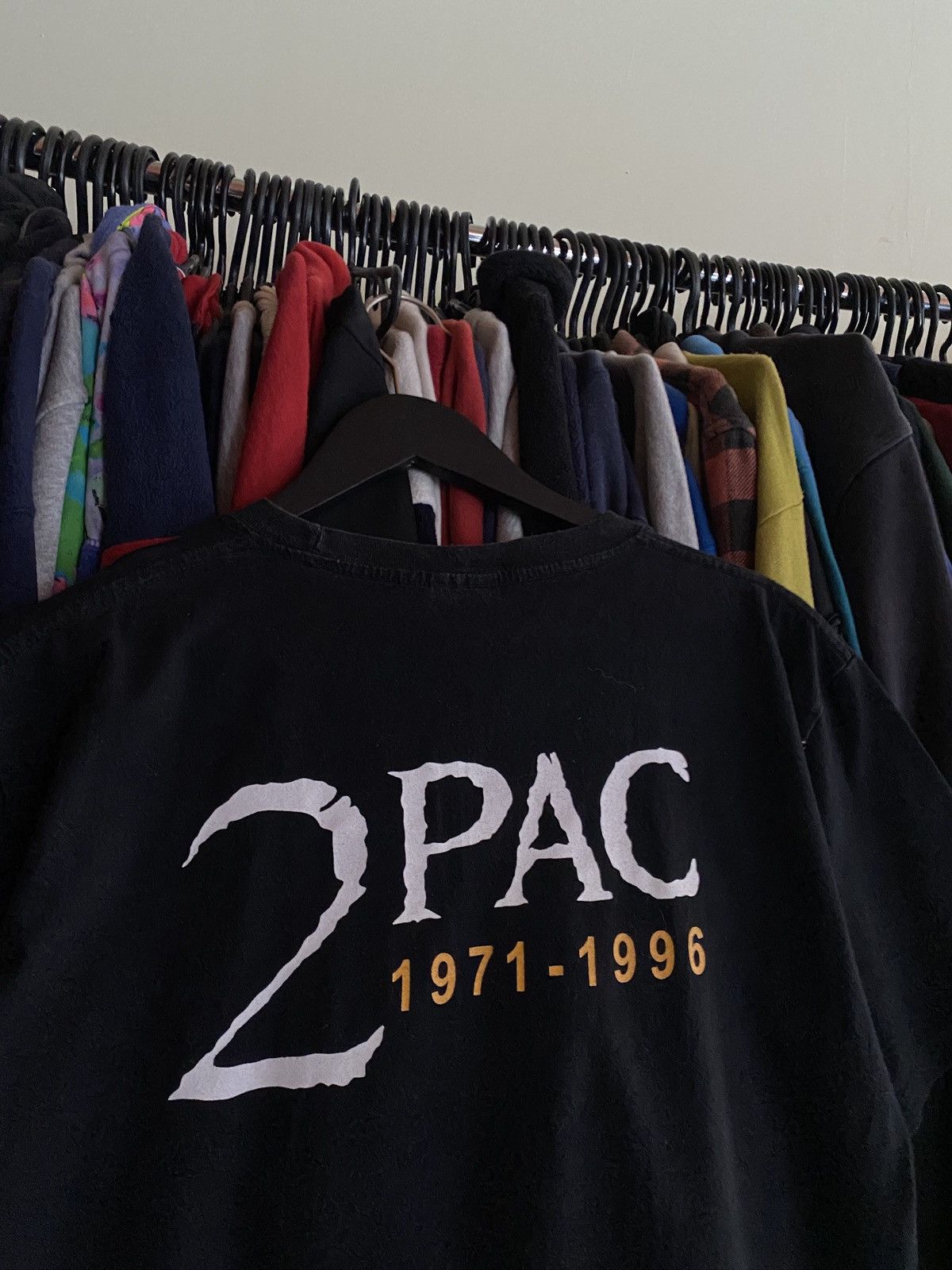 Rap Tees VINTAGE TUPAC T-SHIRT BACK PRINT 2PAC Size US L / EU 52-54 / 3 - 4 Thumbnail