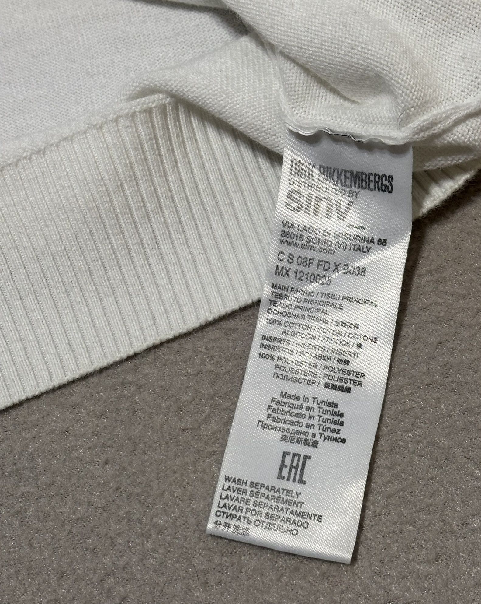 Dirk Bikkembergs Bikkembergs V-neck sweater size L Size US L / EU 52-54 / 3 - 19 Thumbnail