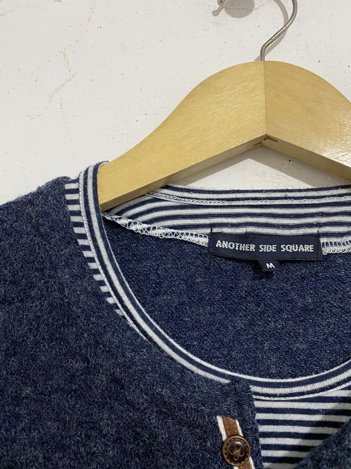 If Six Was Nine × Japanese Brand × Le Grande Bleu (L.G.B.) 💸BINDINGOFFER💸Anotherside longsleeve knitted double layer Size US M / EU 48-50 / 2 - 5 Thumbnail